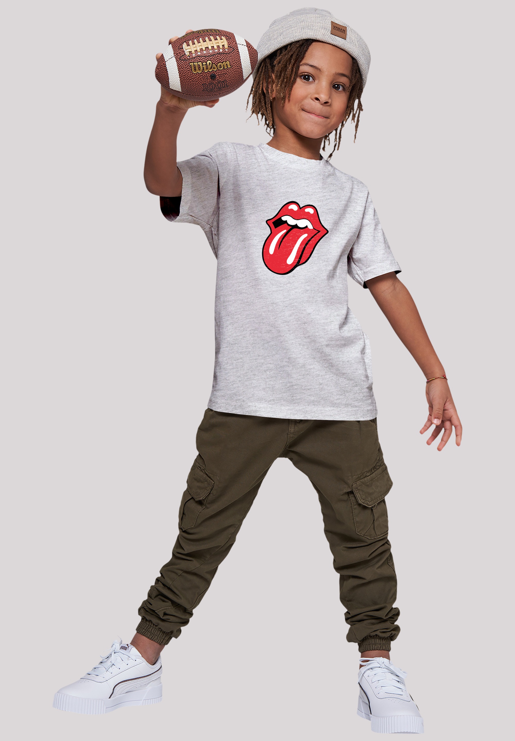 online T-Shirt F4NT4STIC BAUR »The Zunge Rolling Stones kaufen Print Rot«, |