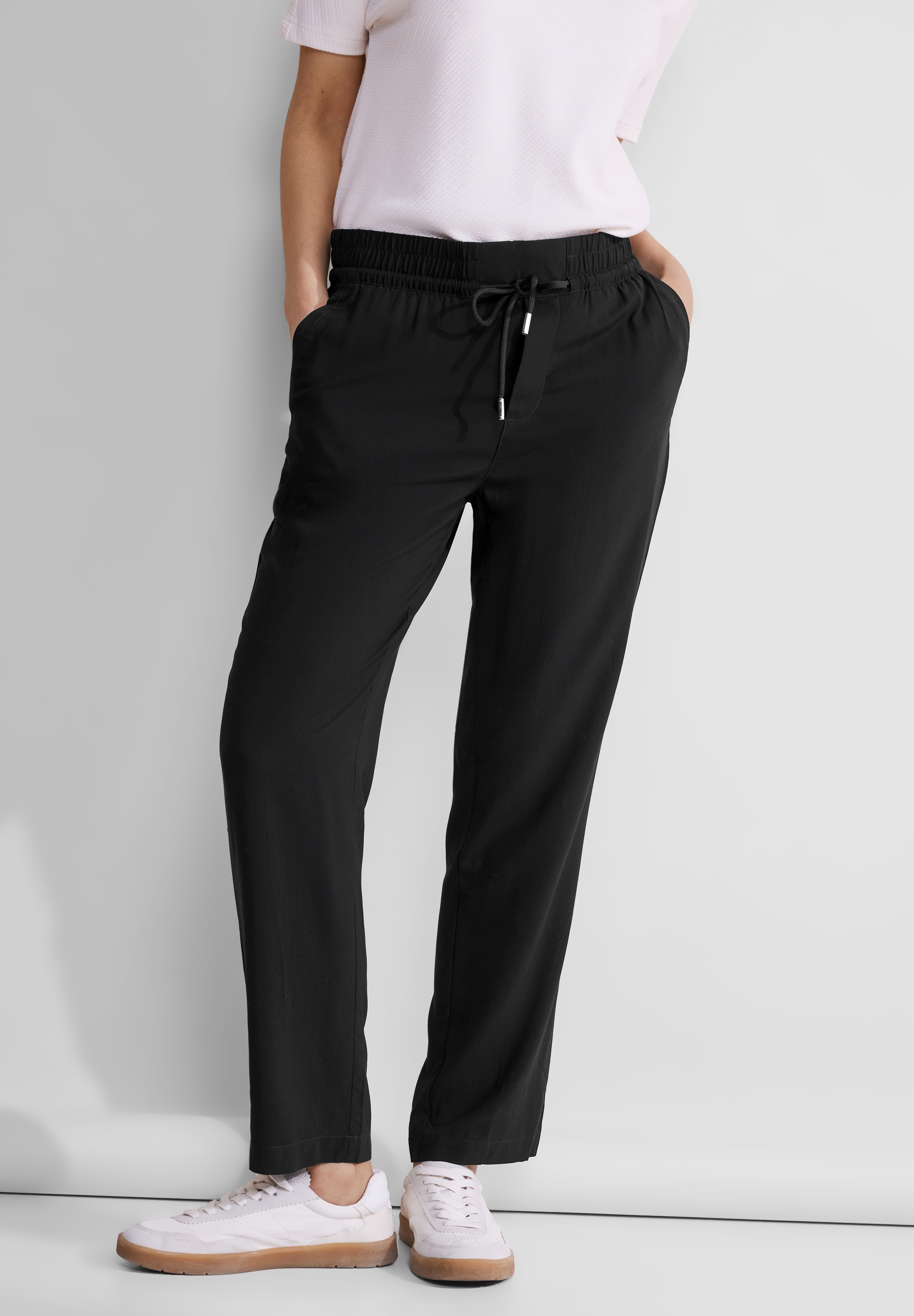 STREET ONE Röhrenhose, Middle Waist
