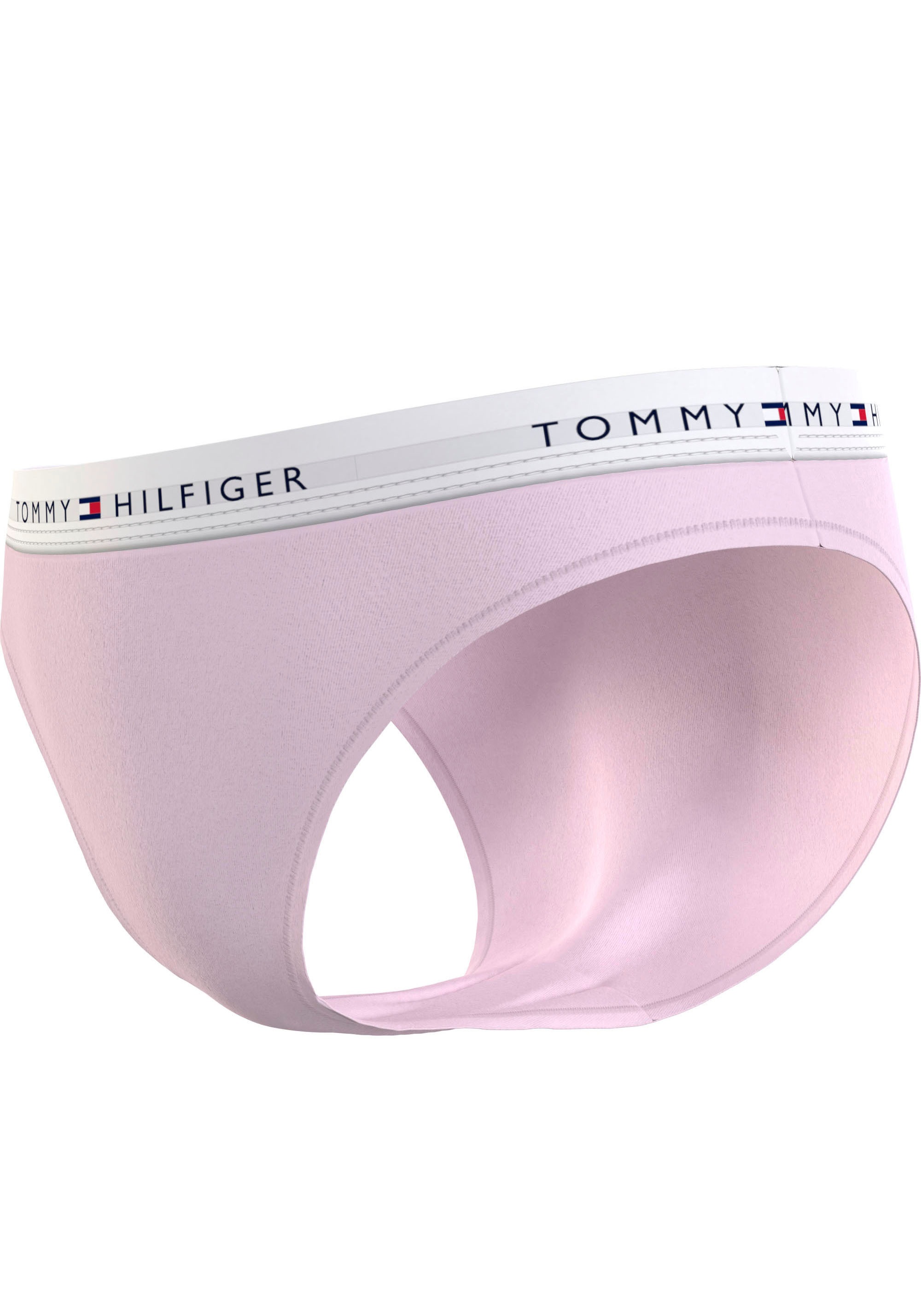mit Underwear | Logo dem auf Friday Tommy Taillenbund Bikinislip, Black Hilfiger BAUR
