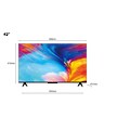 TCL LED-Fernseher »43P631X1«, 108 cm/43 Zoll, 4K Ultra HD, Android TV-Google TV-Smart-TV, HDR10, 60Hz Motion Clarity, Metallgehäuse