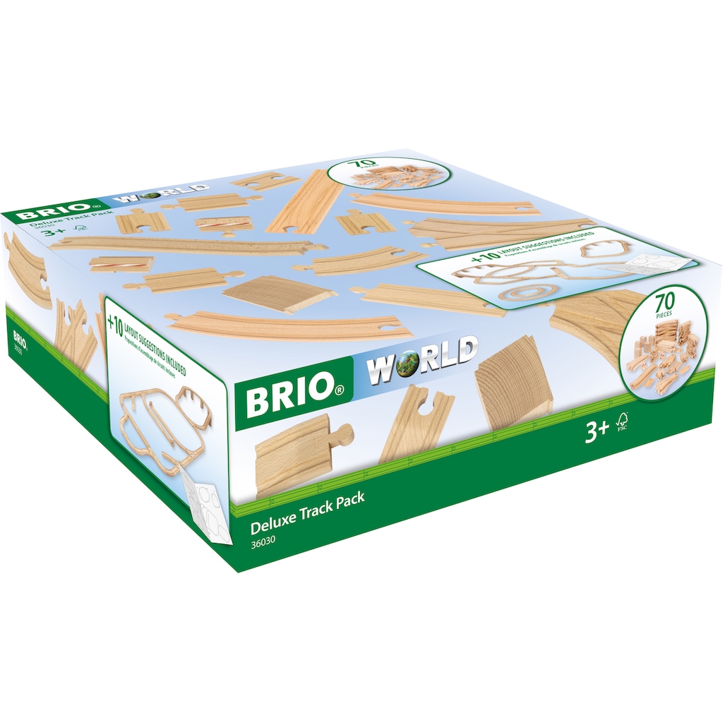 BRIO® Gleise-Set »BRIO® WORLD, Schienensortiment Deluxe«, (Set)