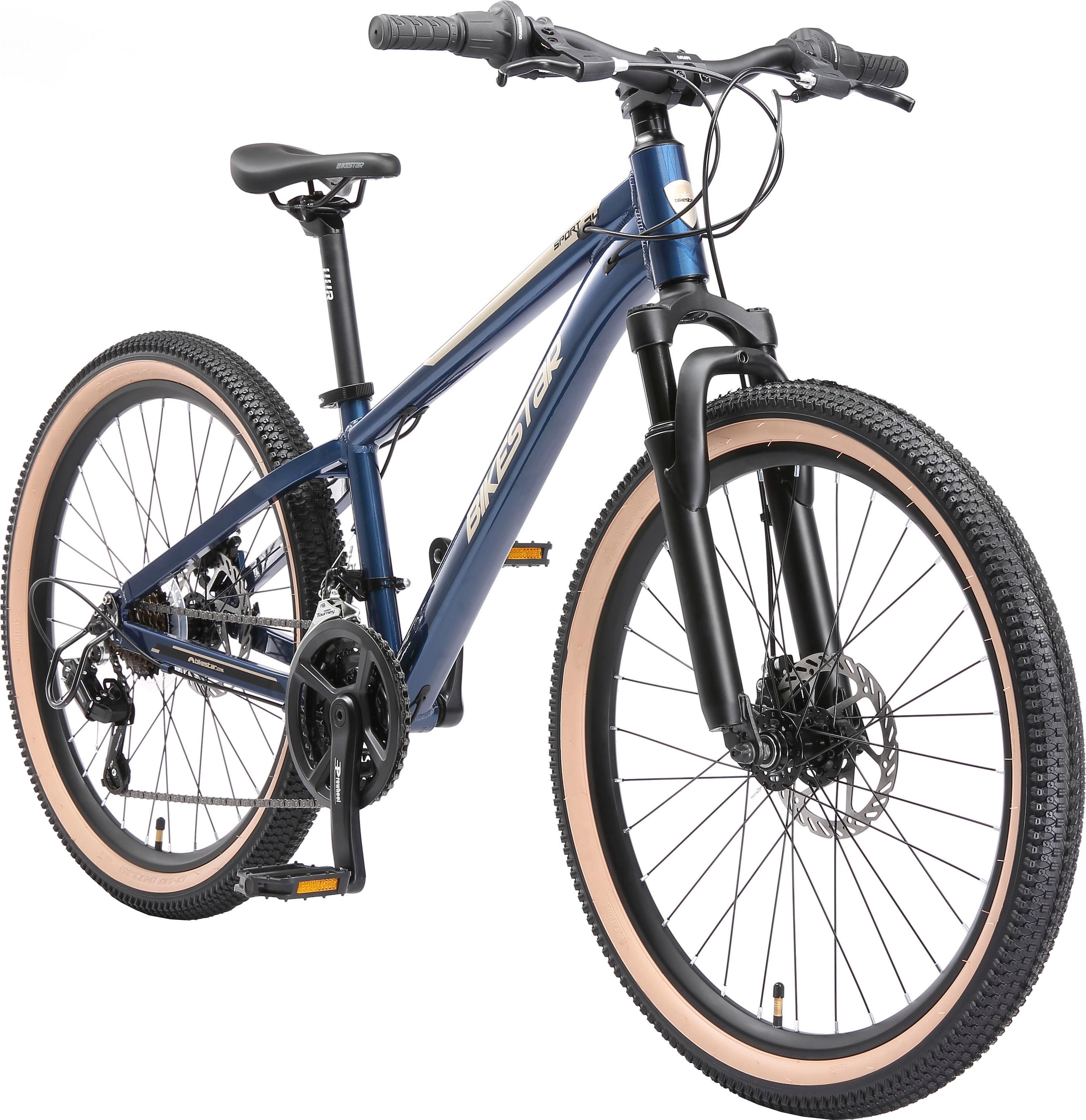 Bikestar Jugendfahrrad, 21 Gang, Shimano, RD-TY21 Schaltwerk, Kettenschaltung