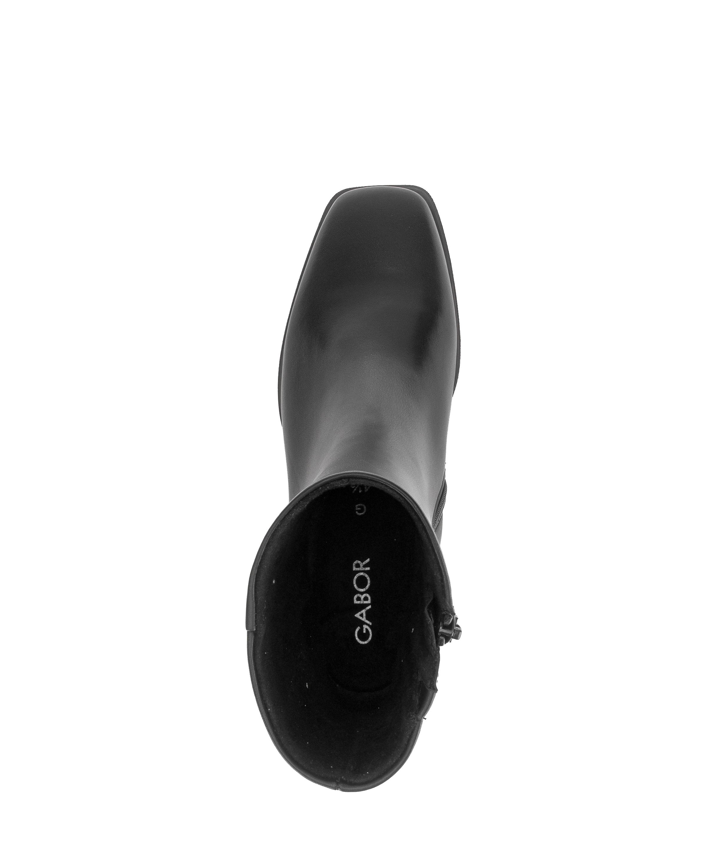 Gabor Stiefelette  Blockabsatz, Basic-Stiefelette mit Innenreißverschluss, G-Weite