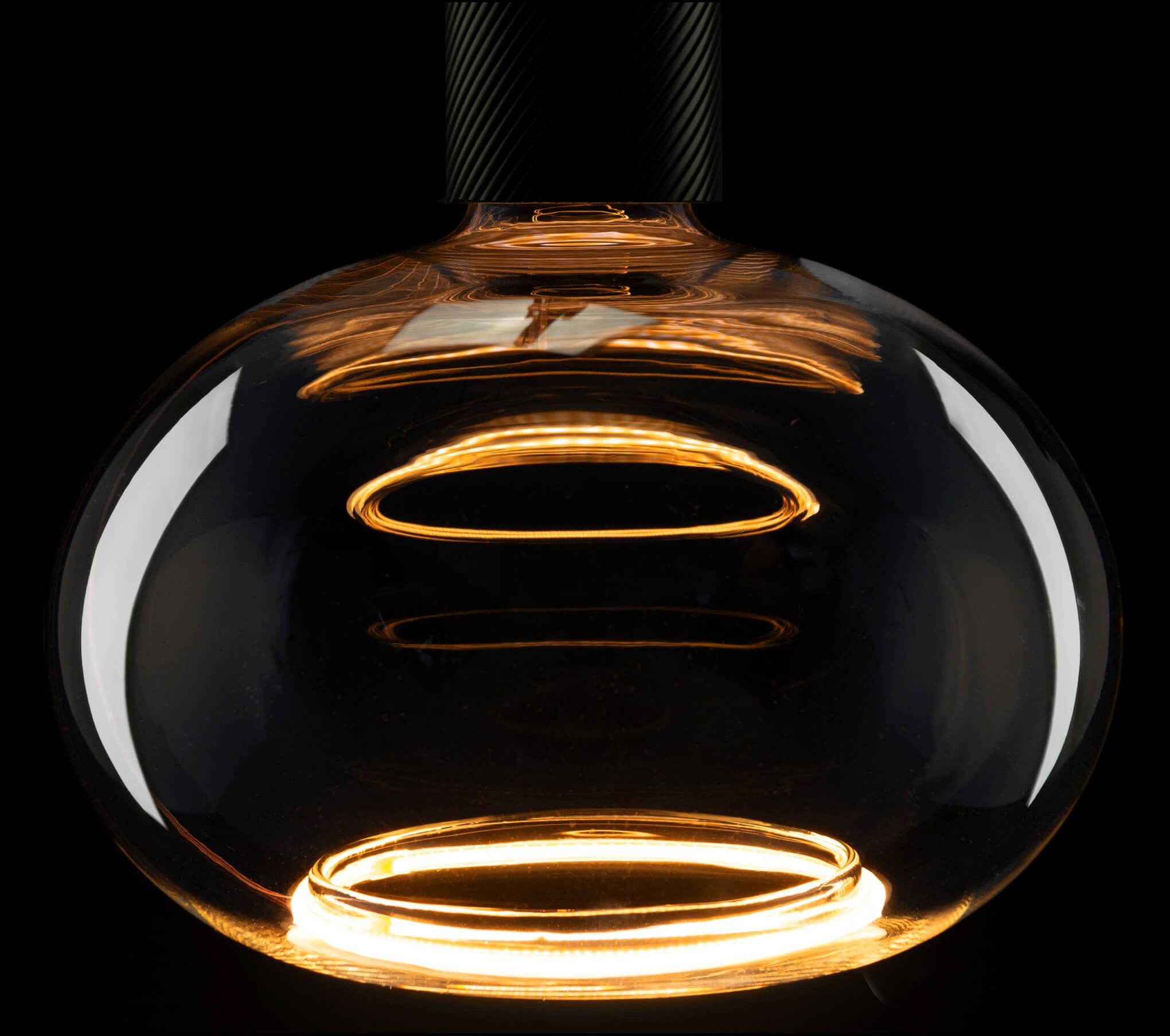 SEGULA LED-Filament "LED Floating Oval 200", L:19cm Ø:20cm, gold, Leuchtmittel