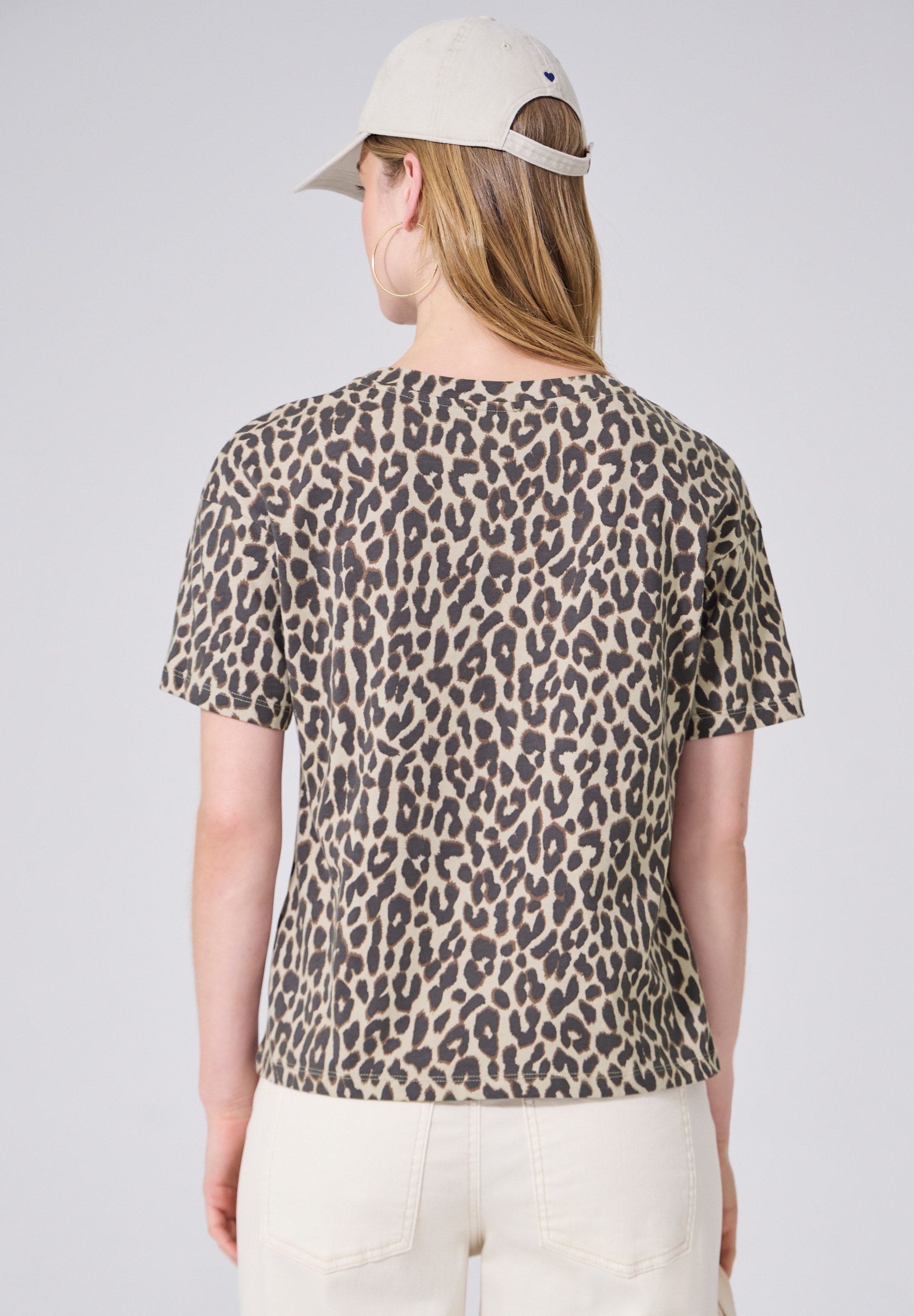 STREET ONE STUDIO T-Shirt mit Rundhalsausschnitt