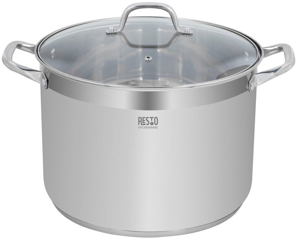 RESTO Kitchenware Kochtopf "Libra, Topf energiesparend und spülmaschinenfest" 1 tlg. Edelstahl 18/10