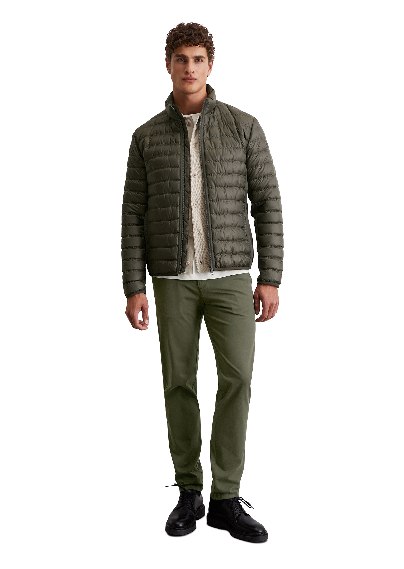 Marc O'Polo Outdoorjacke »mit Softshell-Einsätzen«, ohne Kapuze