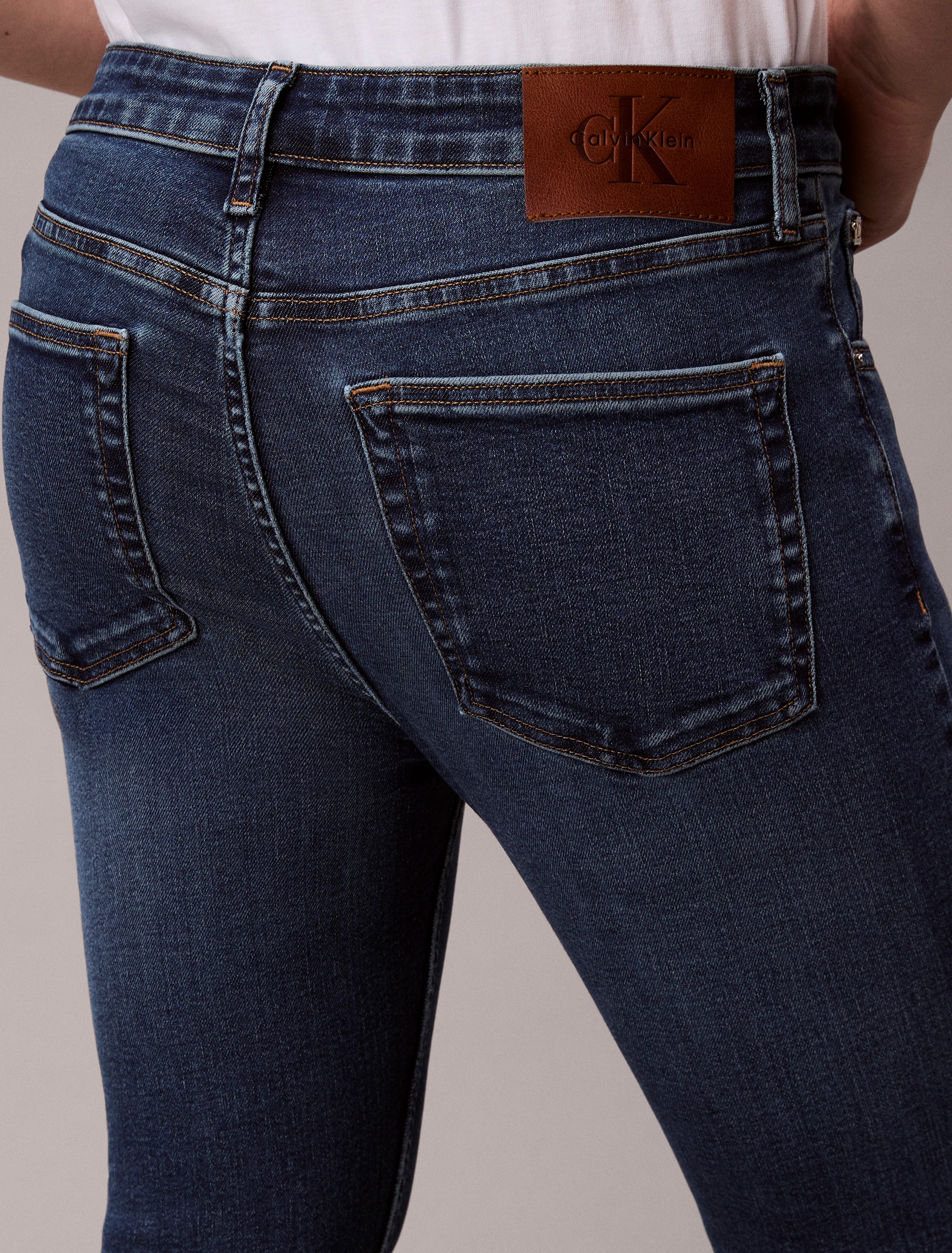 Calvin Klein Jeans Skinny-fit-Jeans "SKINNY JEAN REGEN", Mit Gürtelschlaufe günstig online kaufen