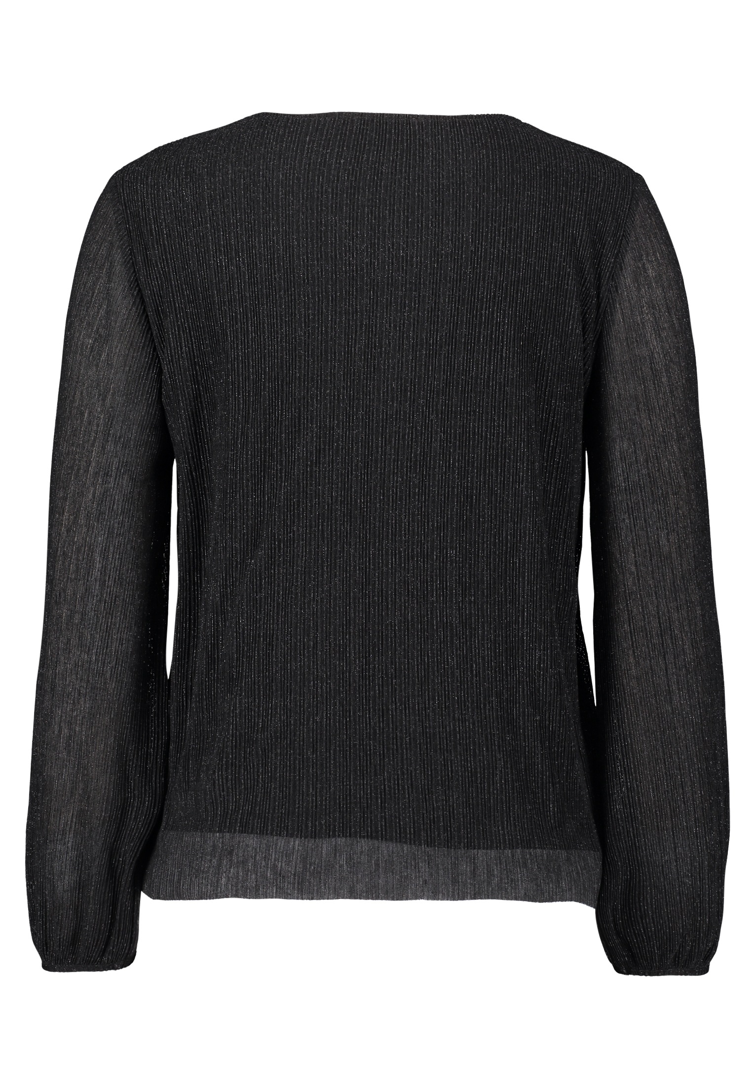 Thumbnail - Betty&Co Kurzarmshirt "Damen Blusenshirt mit Lurexfaden" 1 Stk. tlg. Glitzer