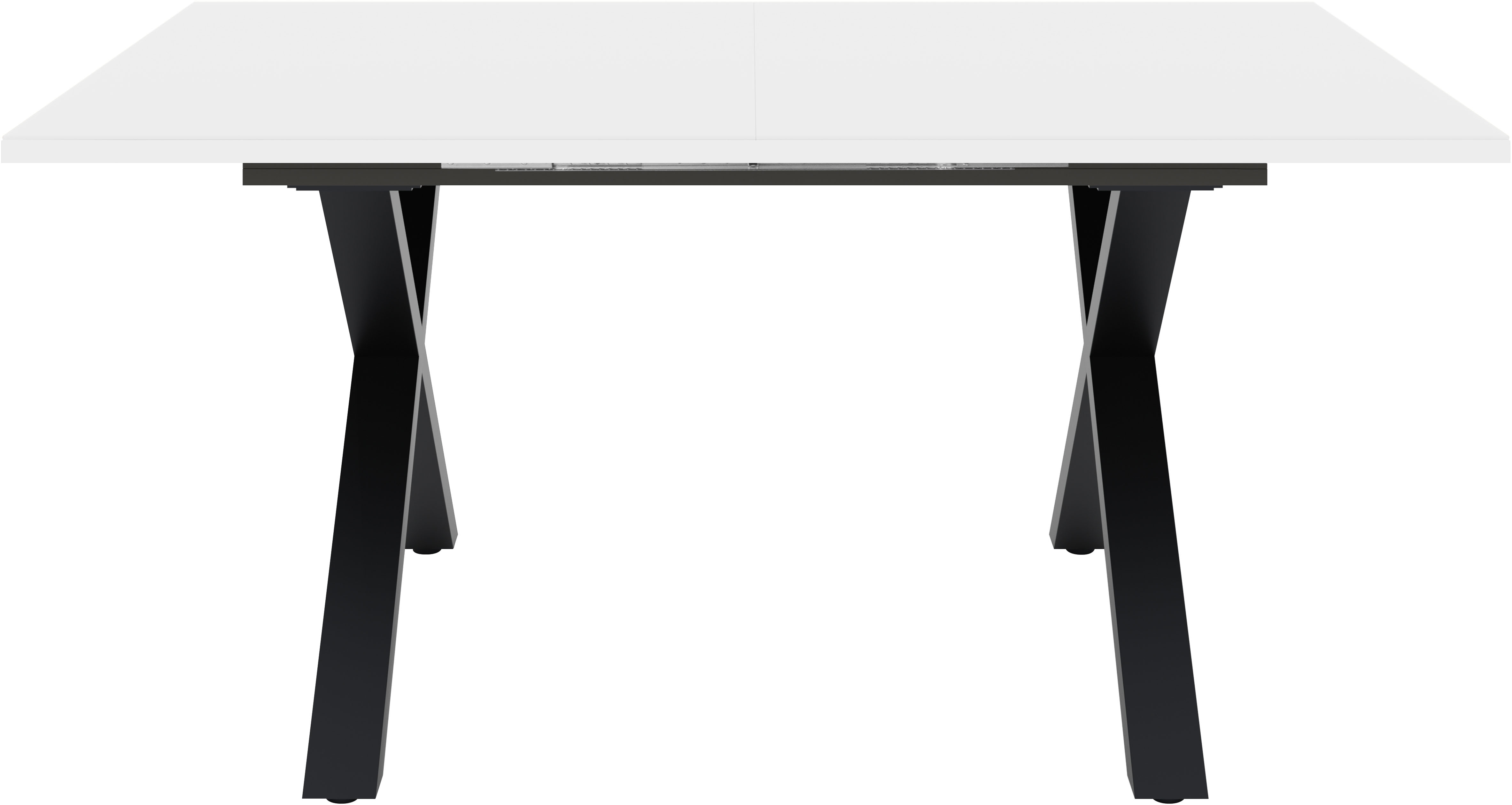 Mäusbacher Esstisch Esstisch ausziehbar auf 210 cm, eckige Tischform, Gestell X-Form
