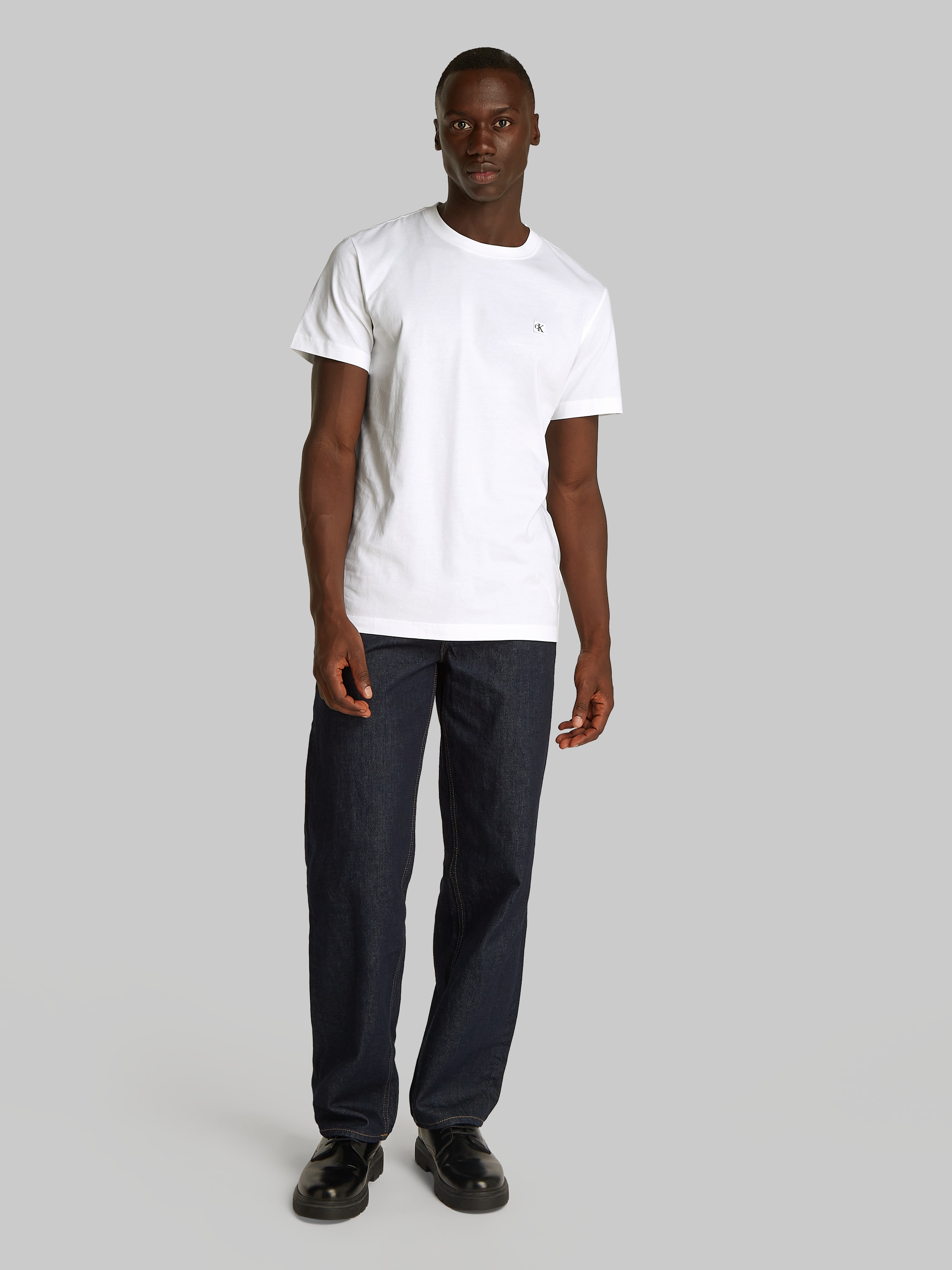 Calvin Klein Jeans T-Shirt »CK EMBRO BADGE TEE«, mit Logopatch