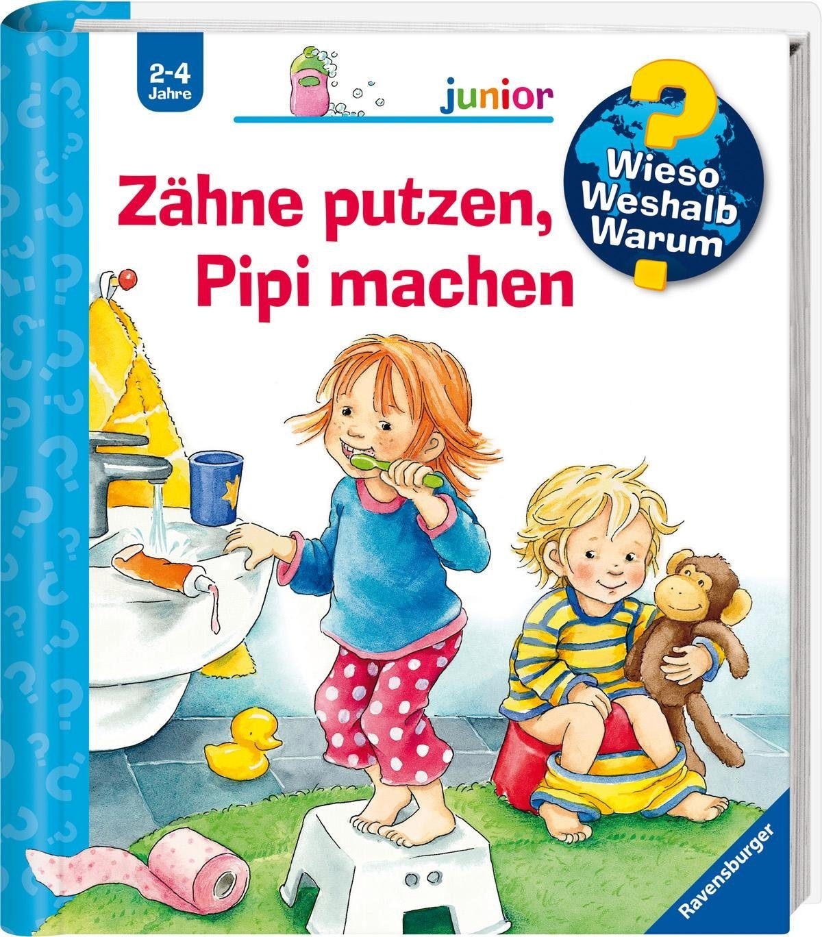 Ravensburger Buch "Zähne putzen, Pipi machen - Wieso? Weshalb? Warum? Junior", Made in Europe; FSC - schützt Wald - welt