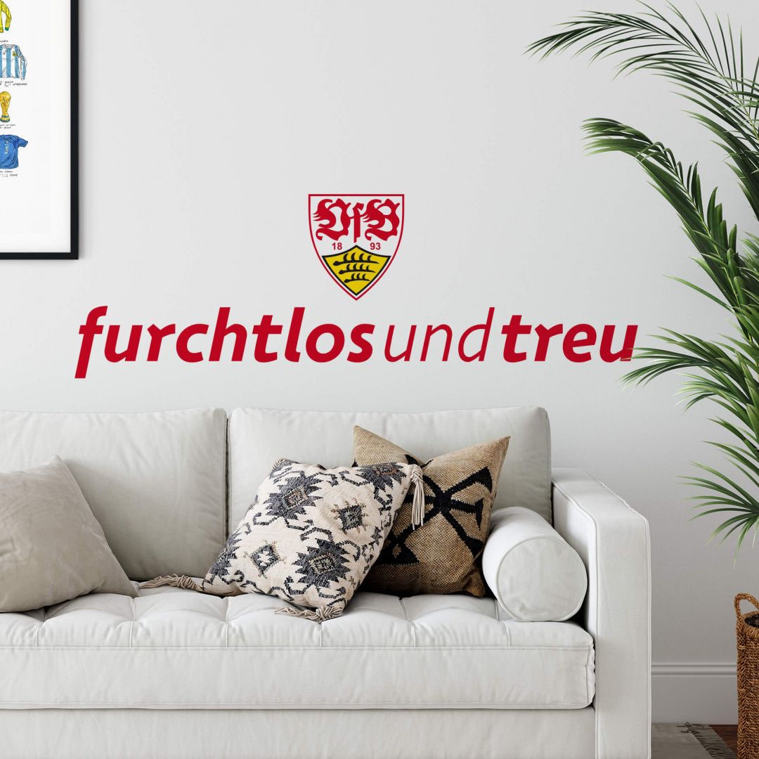 Wall-Art Wandtattoo »Fußball VfB BAUR Logo« Stuttgart | bestellen