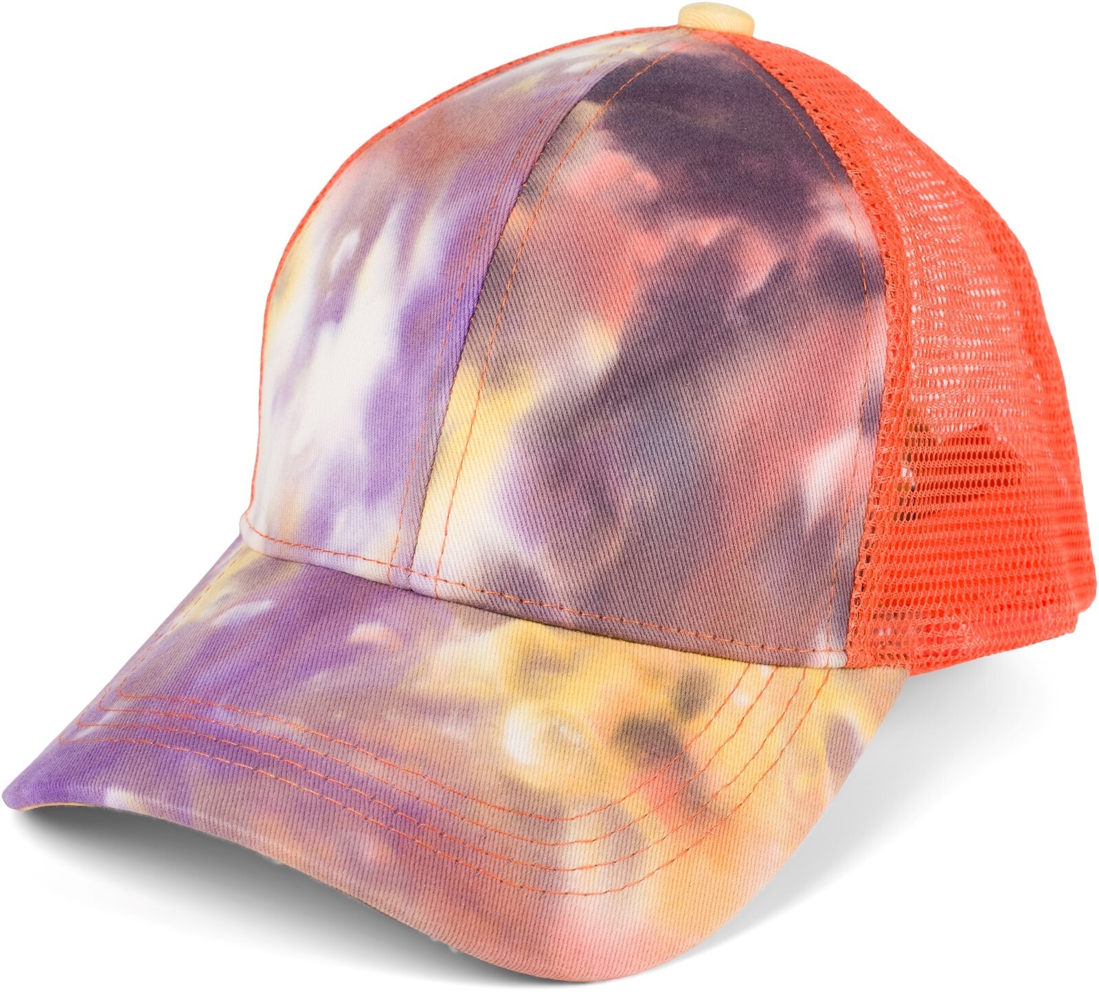 styleBREAKER "Ponytail Baseball Cap Batik mit Mesh Einsatz" 1 Stk. günstig online kaufen