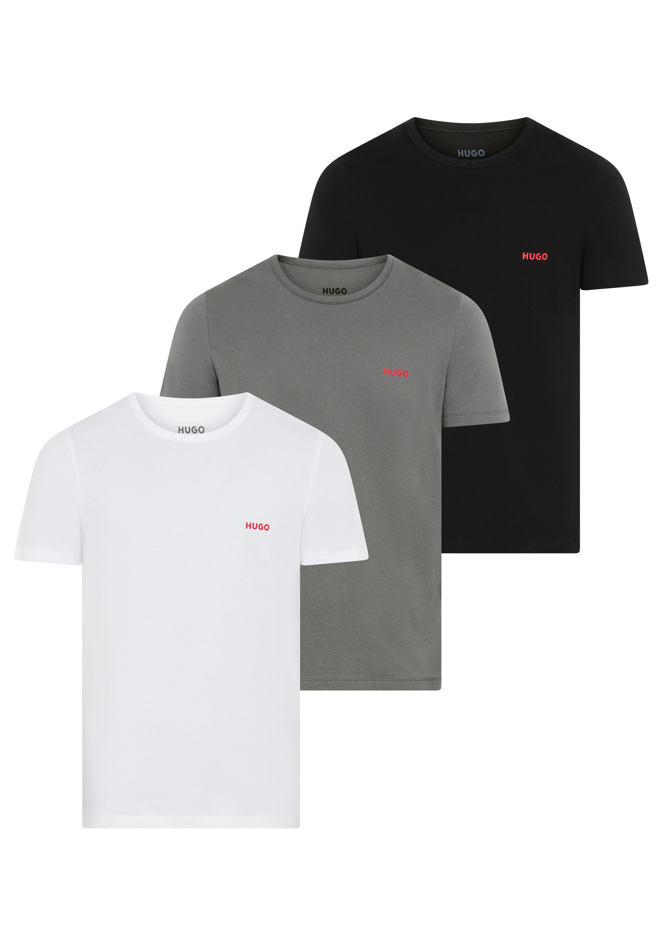 HUGO Underwear T-Shirt "RN TRIPL", (Packung, 3 tlg.), mit Rundhalsausschnit günstig online kaufen