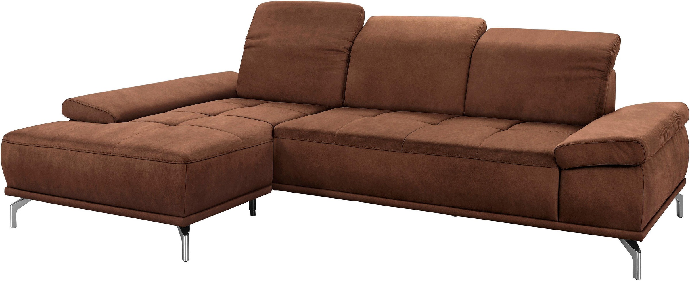 Home affaire Ecksofa "Caluna" Inkl.Sitztiefenverstellung, wahlweise mit Kop günstig online kaufen