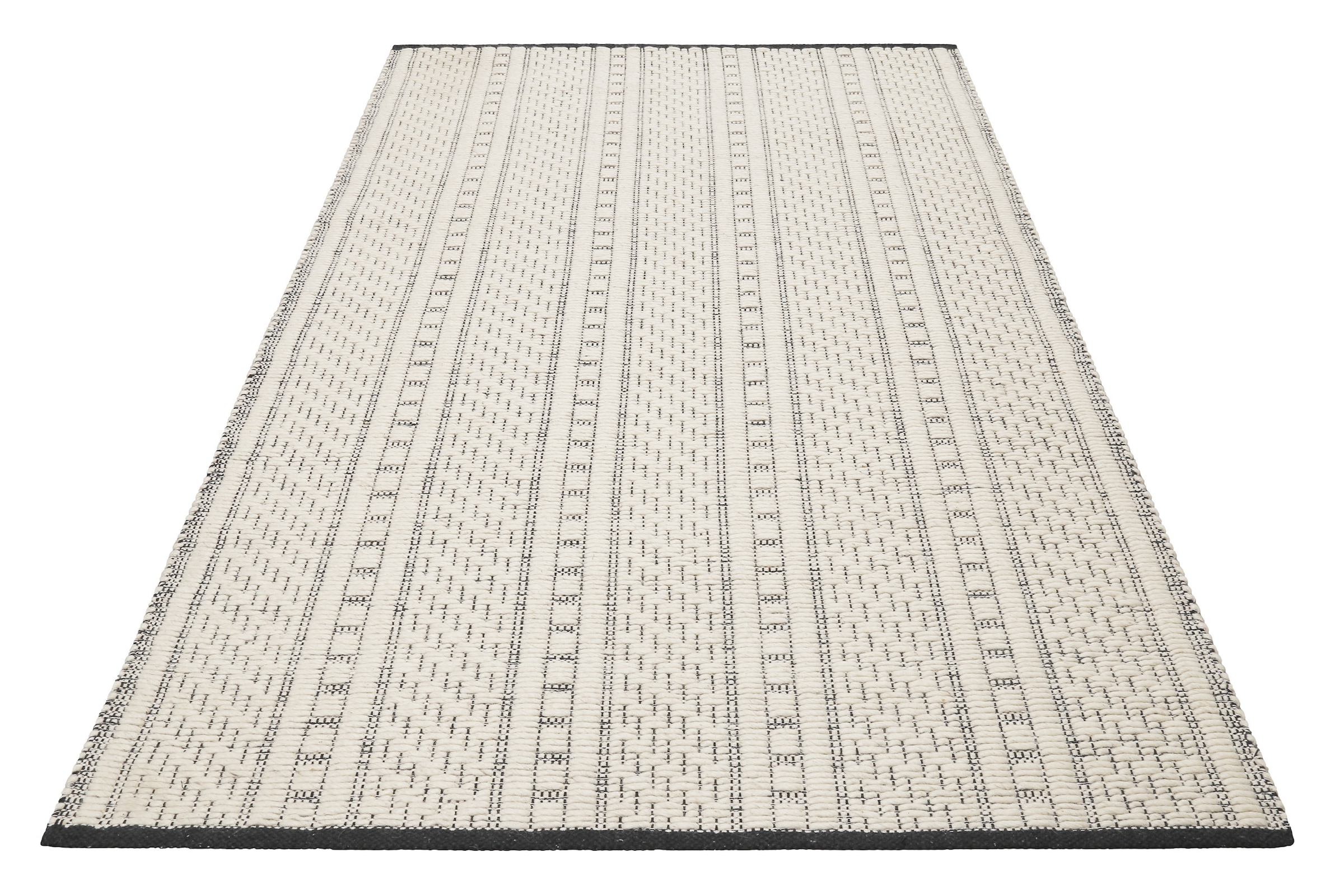 Wecon home Teppich »Liv«, rechteckig, 8 mm Höhe, handgewebt, robust, strapazierfähig, skandinavisch, Naturfaser