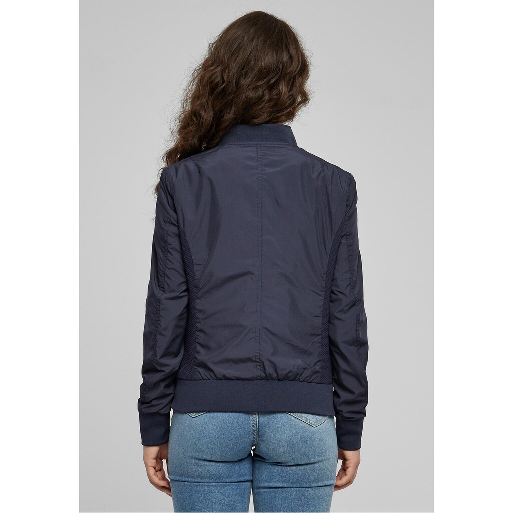 URBAN CLASSICS Allwetterjacke »Urban Classics Damen Ladies Light Bomber Jacket«, (1 St.), ohne Kapuze