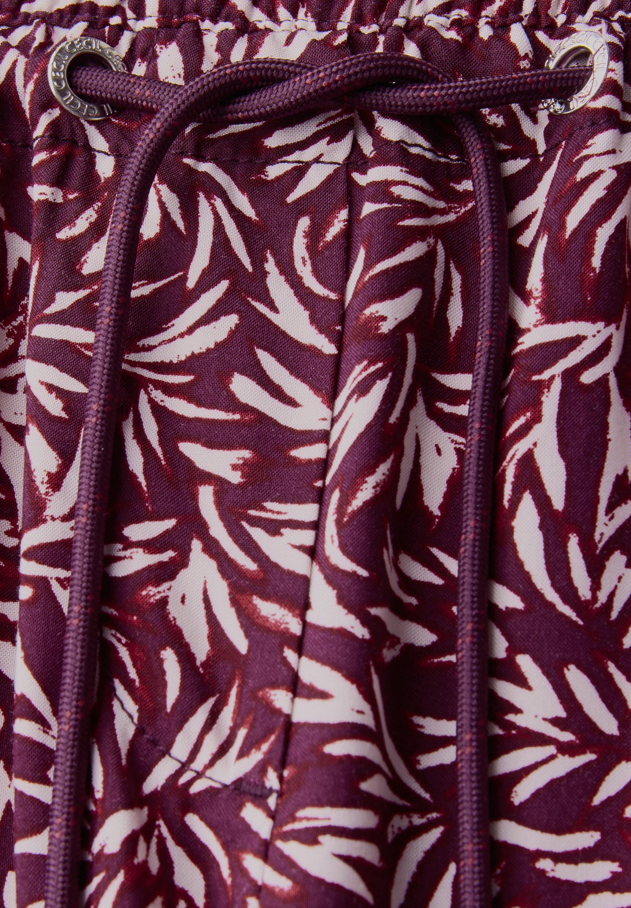 Cecil Stoffhose »CHELSEA«, Sommerhose mit floralem Allover-Print