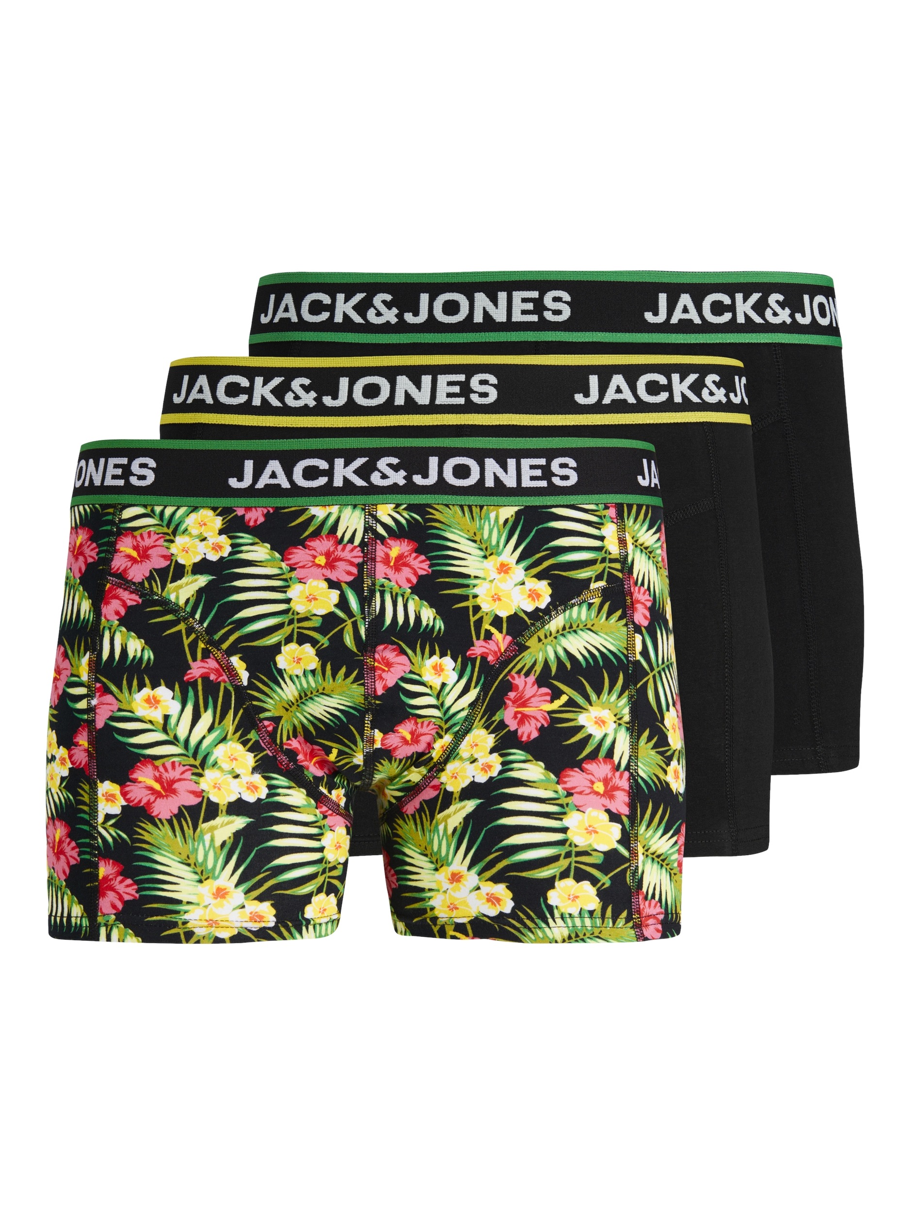 SN Jones St.) für Jack JNR«, | TRUNKS BAUR Boxershorts Packung, Junior ( & ▷ PACK FLOWERS 3 3 »JACPINK