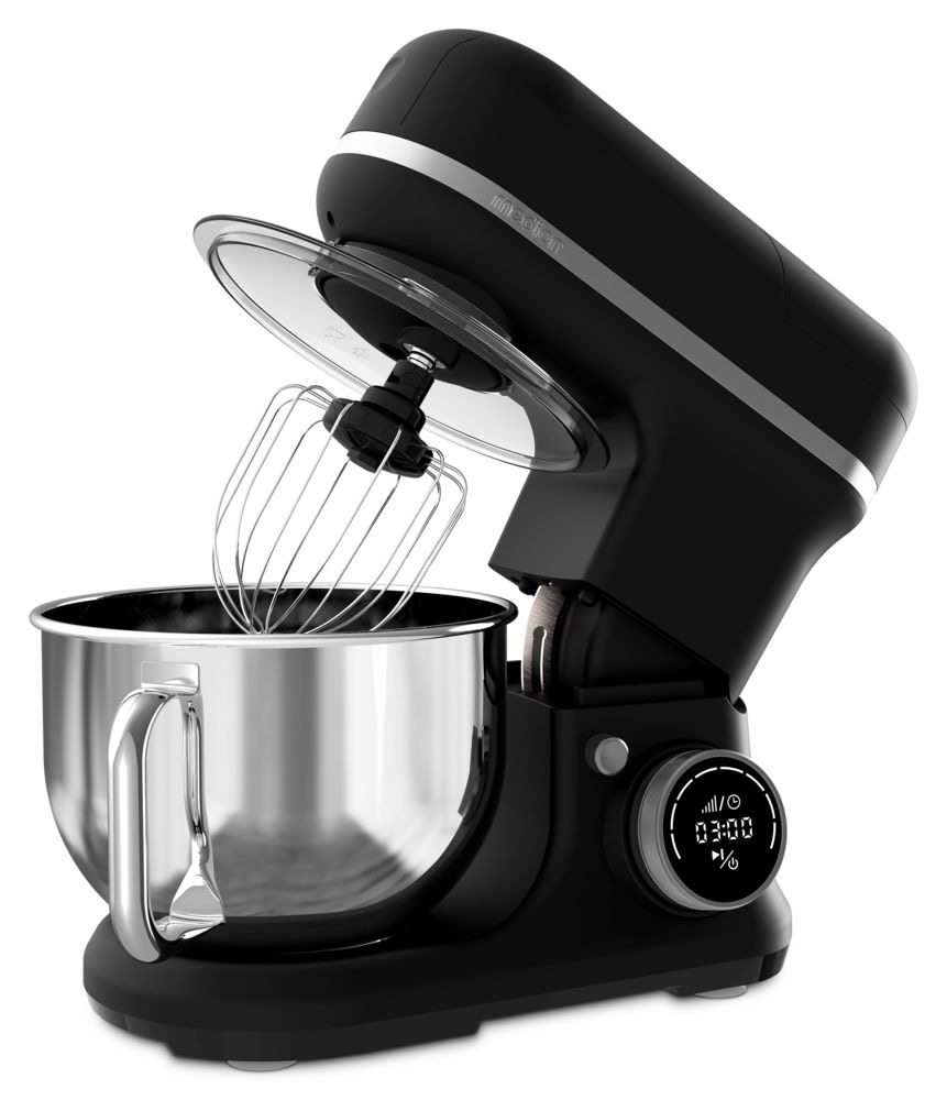 Medion® Küchenmaschine »MD 18430, 8 Geschwindigkeitsstufen, Impulsfunktion, 5L Rührschüssel«, Mit umfangreichem Zubehör-Set, Mixeraufsatz, Fleischwolf-Aufsatz
