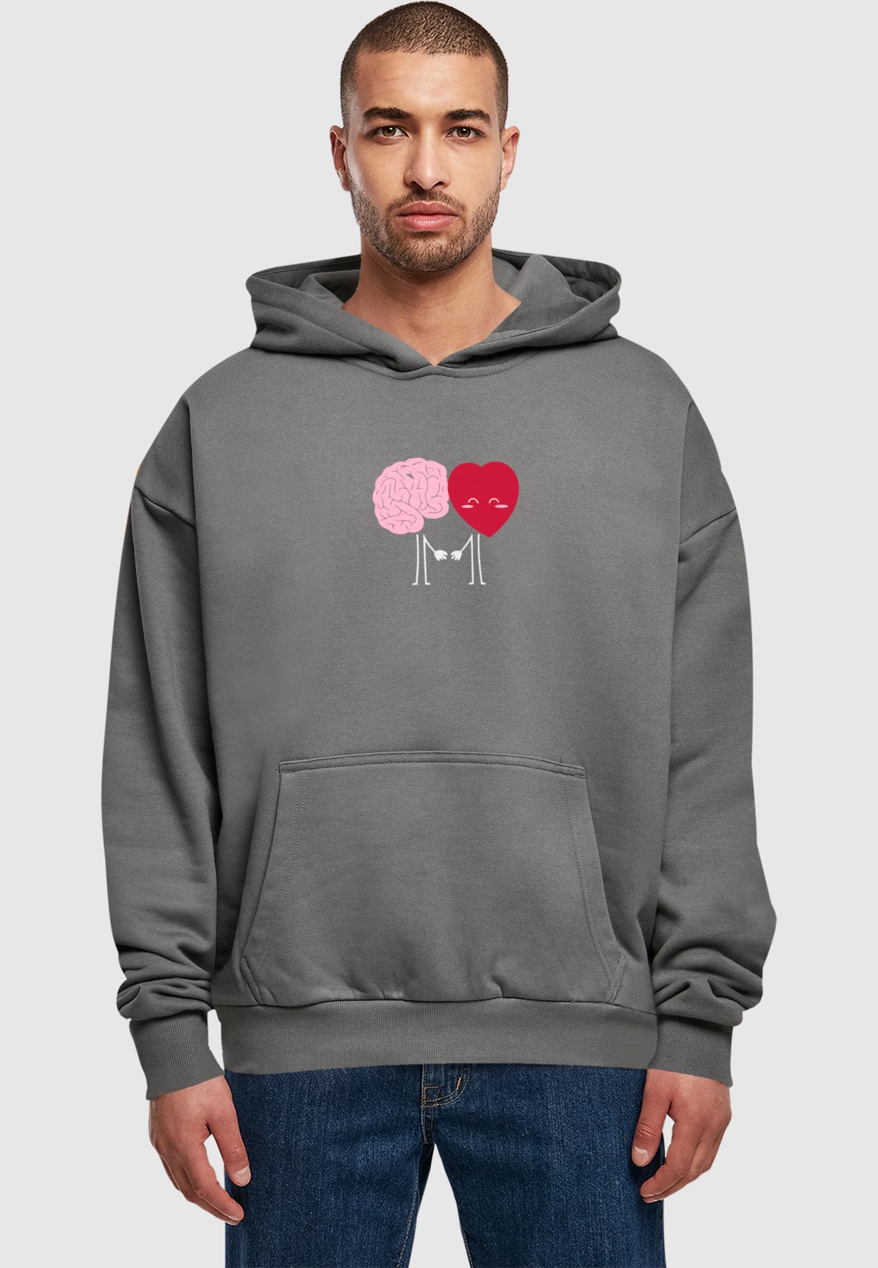 Merchcode Kapuzensweatshirt »Merchcode Hugs & Love - Emotional Balance Ultra Heavy Hoody«, (1 tlg.)