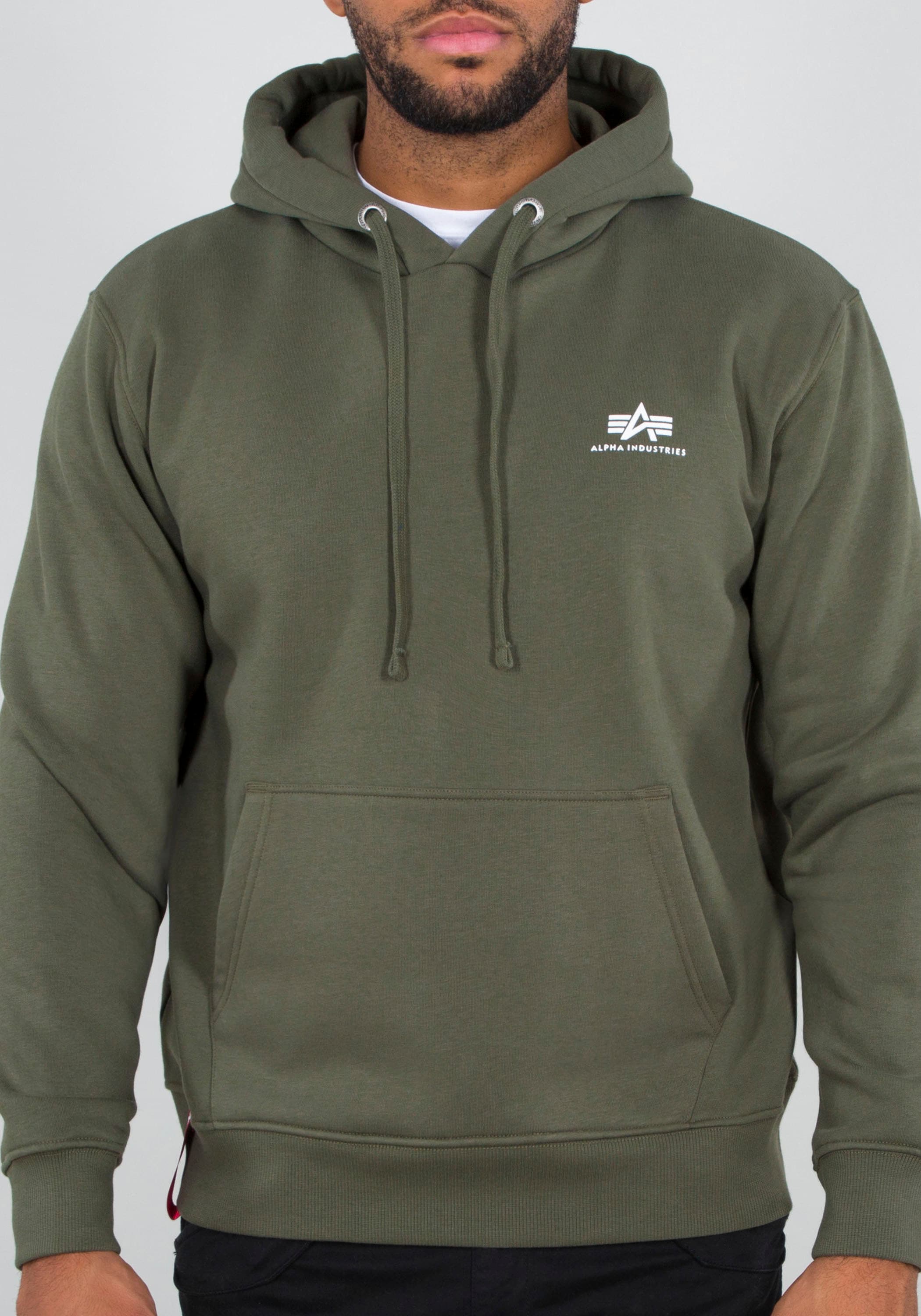 Alpha Industries "Hoody Small Logo", Baumwollmischung, regular fit günstig online kaufen