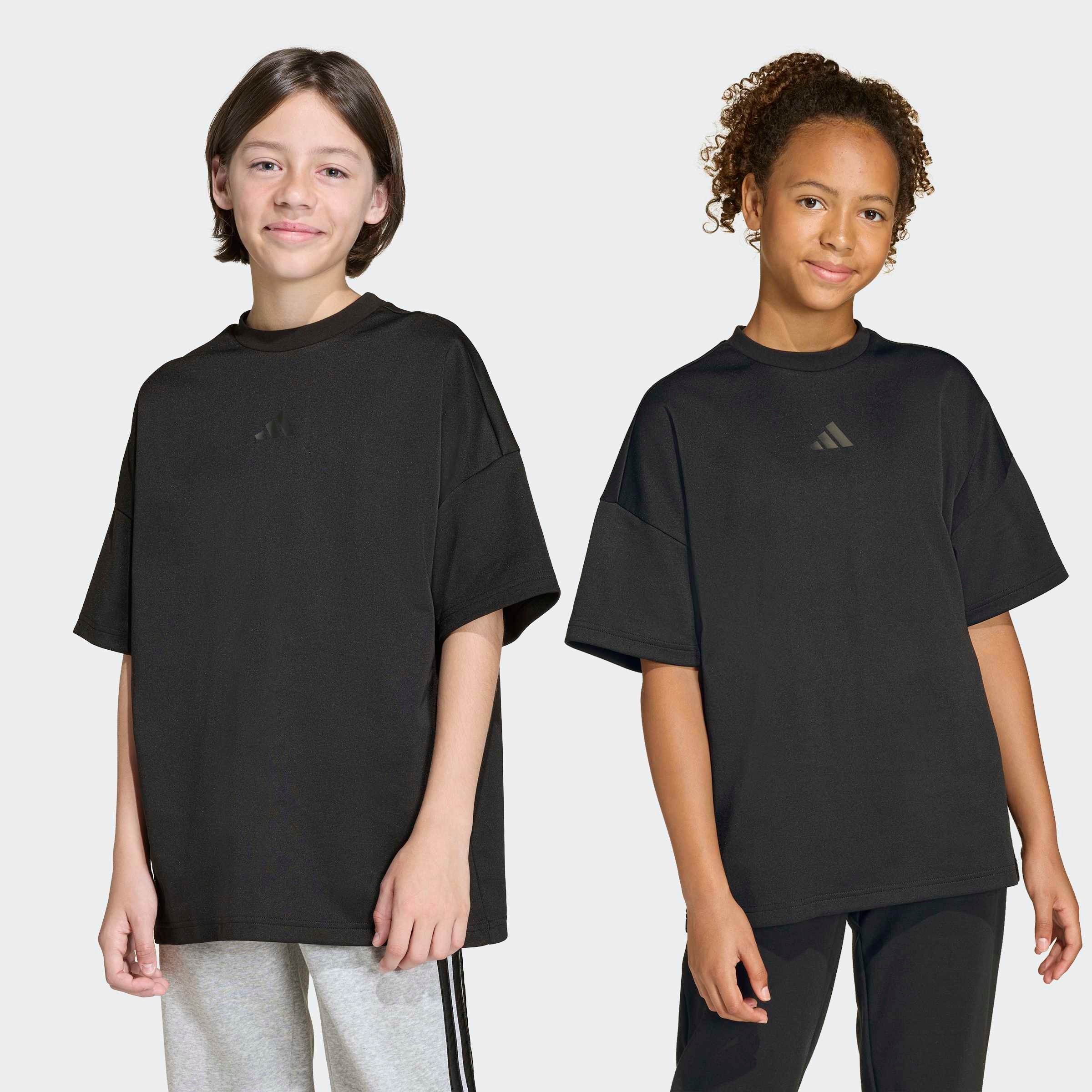 adidas Sportswear T-Shirt "J FI OVSZ TEE" für Kinder, mit Rundhalsausschnitt, ohne Verschluss, aus Baumwolle
