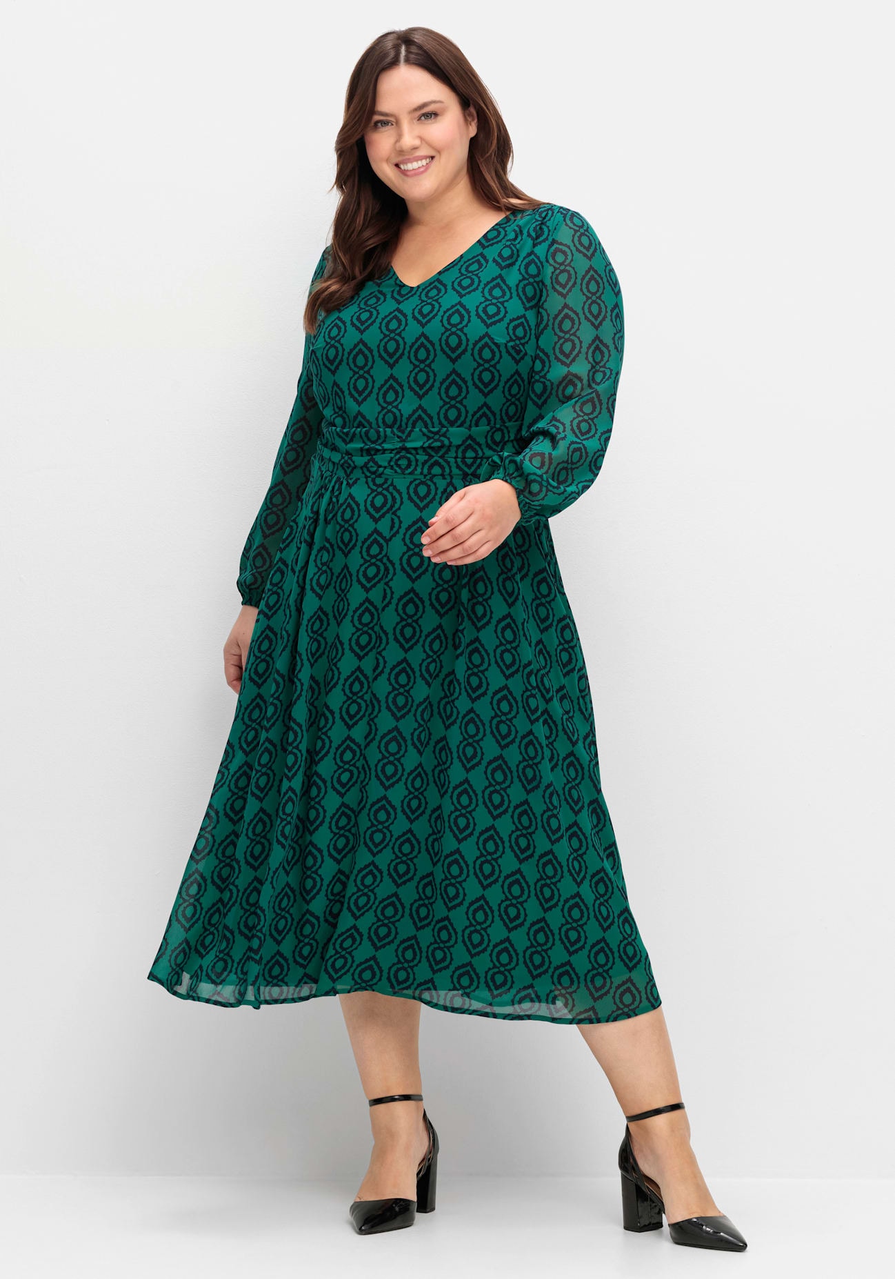 sheego by Joe Browns Chiffonkleid "Chiffonkleid" günstig online kaufen
