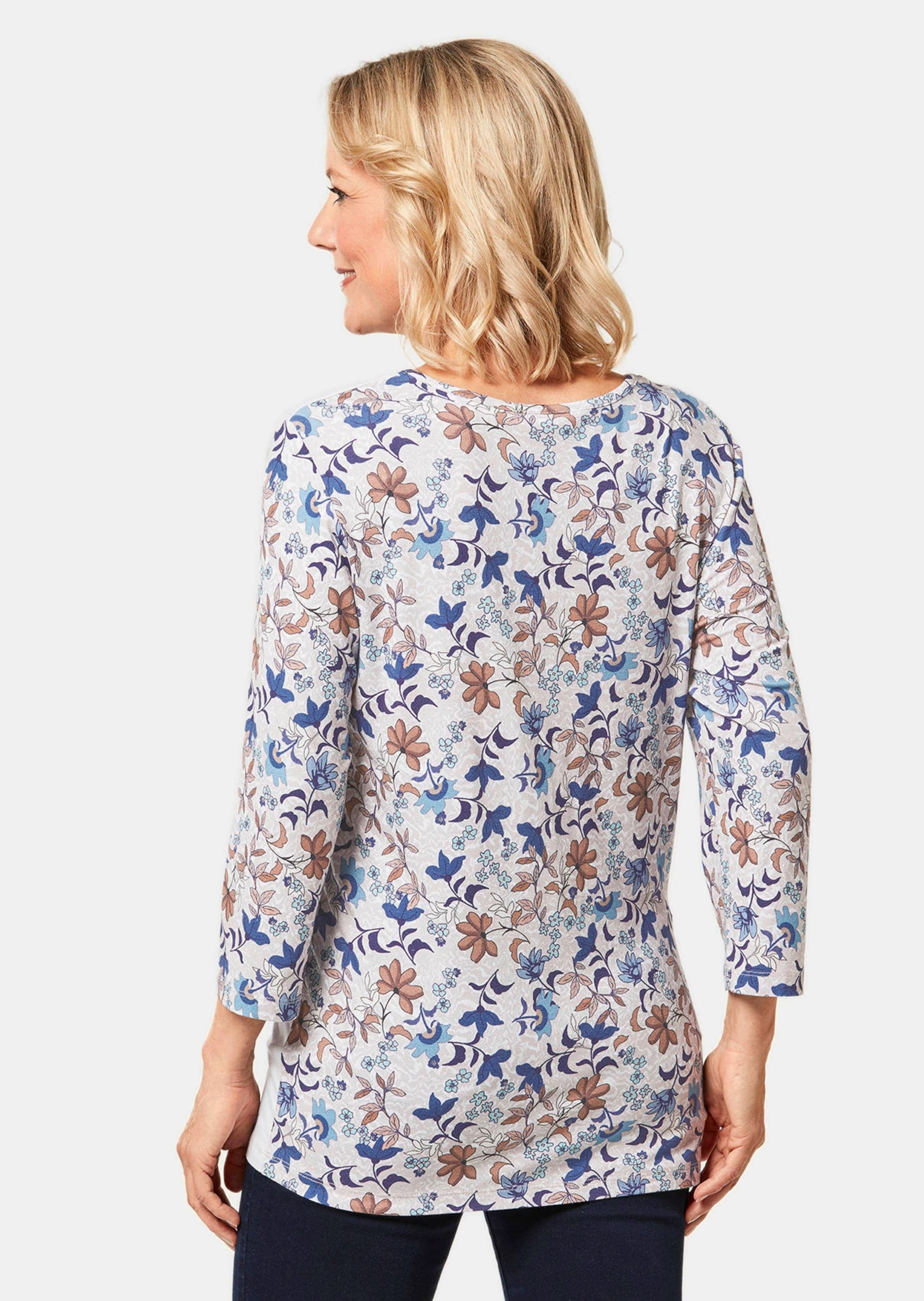 GOLDNER Print-Shirt »Shirt Kurzgröße - Attraktives Druckshirt in einzigartigem Look«