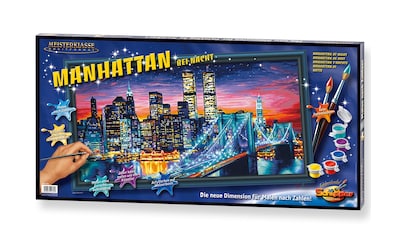 Schipper Malen nach Zahlen »Meisterklasse Breitformat - Manhattan bei Nacht«, Made in... kaufen