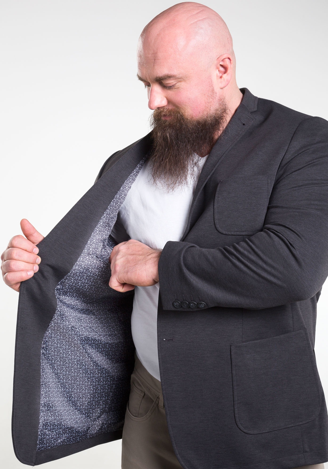 Mans World Plus Jerseysakko "Grosse Grössen" günstig online kaufen