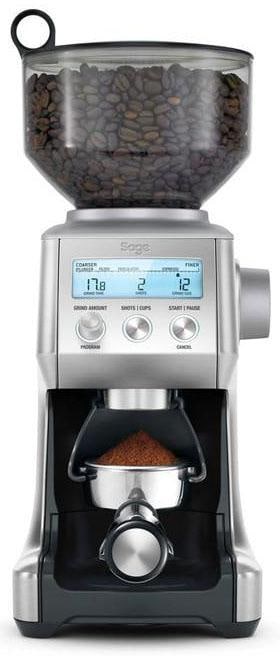 Sage Kaffeemühle »The Smart Grinder Pro, SCG820BSS4EEU1«, 165 W, Kegelmahlwerk, 450 g Bohnenbehälter, Edelstahl Kegelmahlwerk