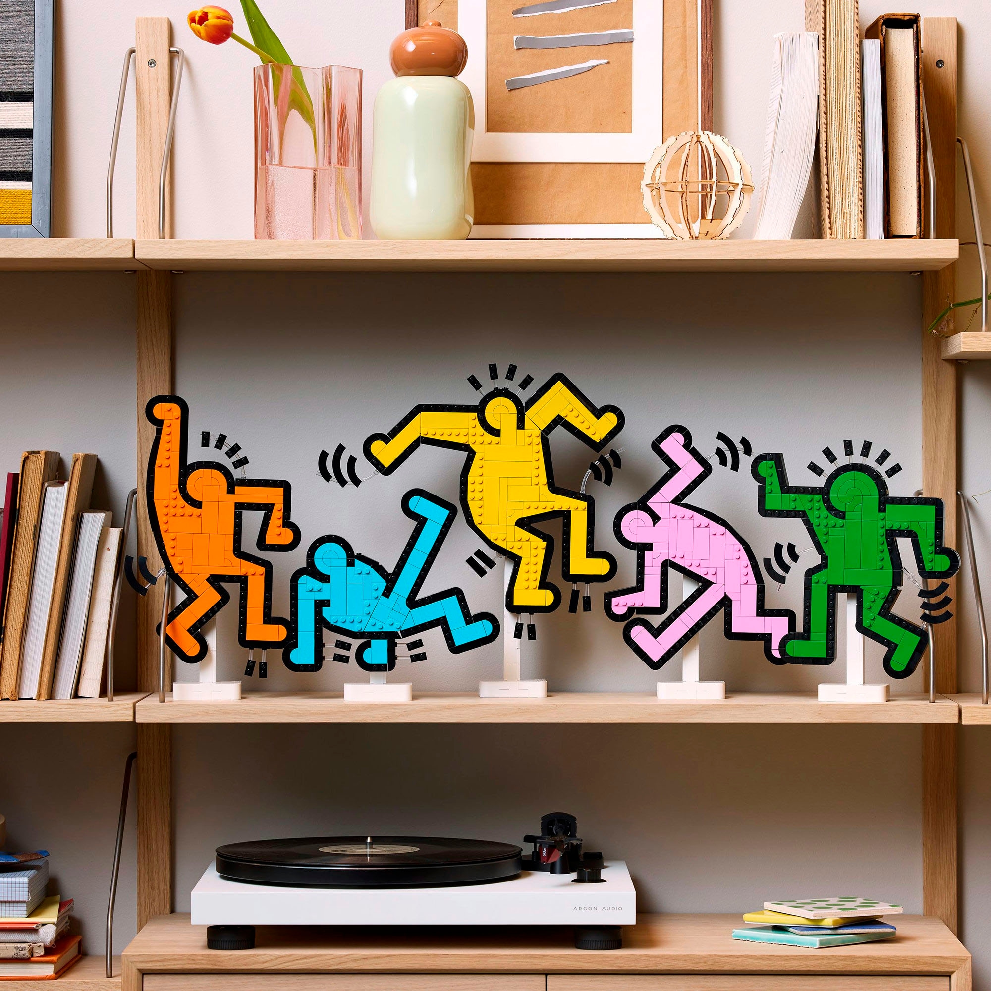 LEGO® Konstruktionsspielsteine »Keith Haring – Tanzende Figuren (31216), LEGO ART«, (1773 St.)