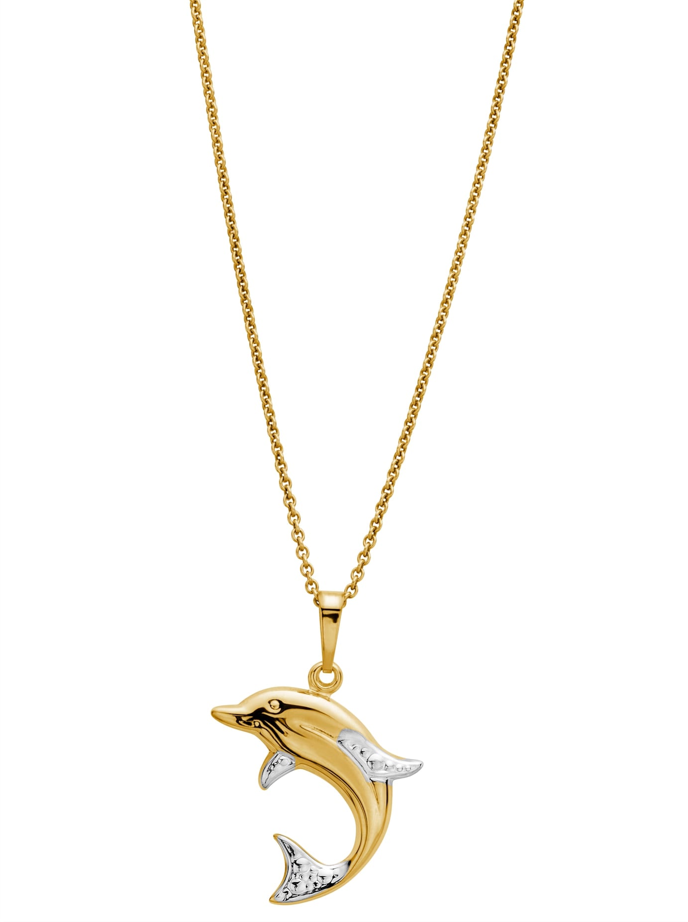 Kettenanhänger LADY, gold (gelbgold 375), Schmuckanhänger, Damen, Gelbgold 375, Kettenanhänger 4