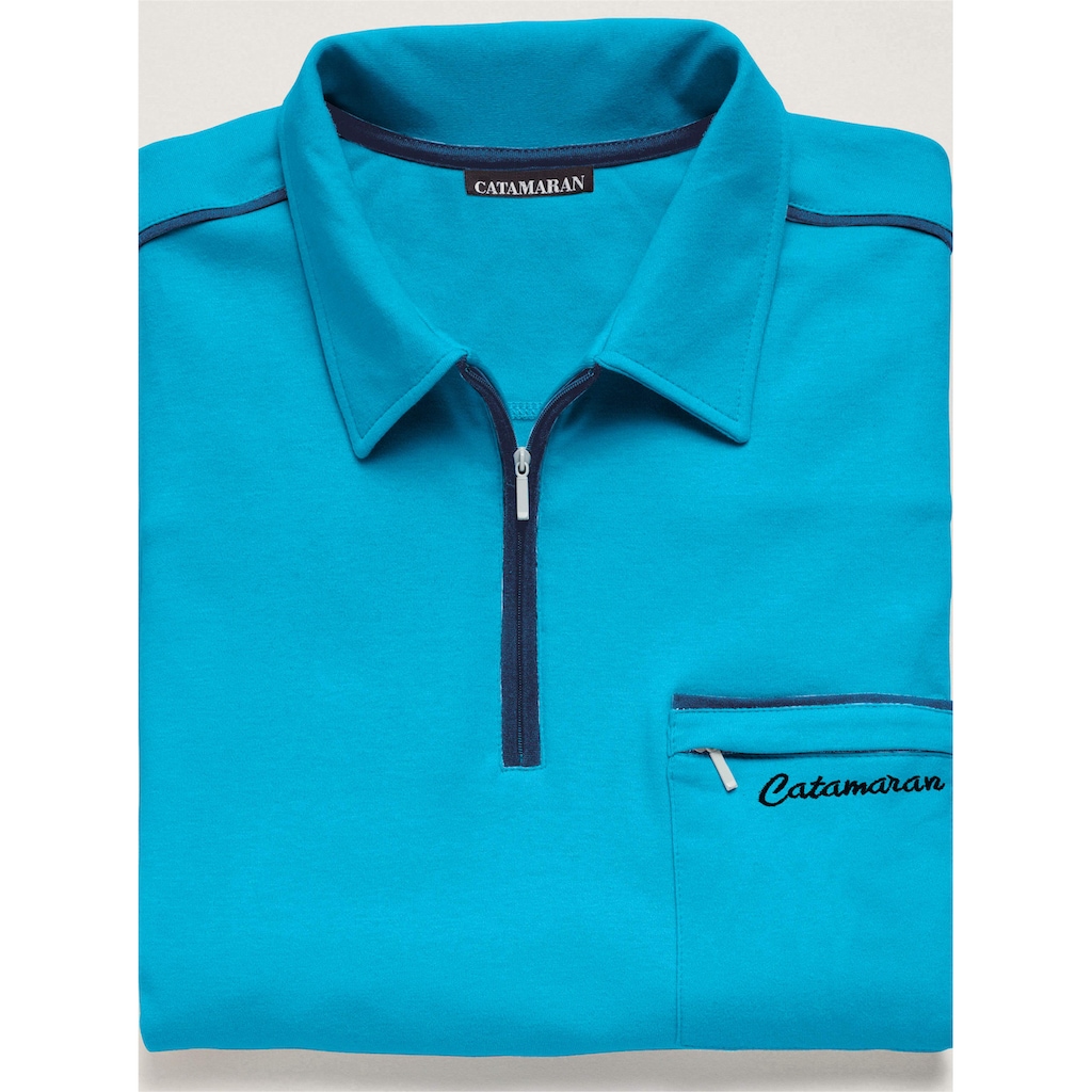 Poloshirt »Langarm-Poloshirt«, (1 tlg.)