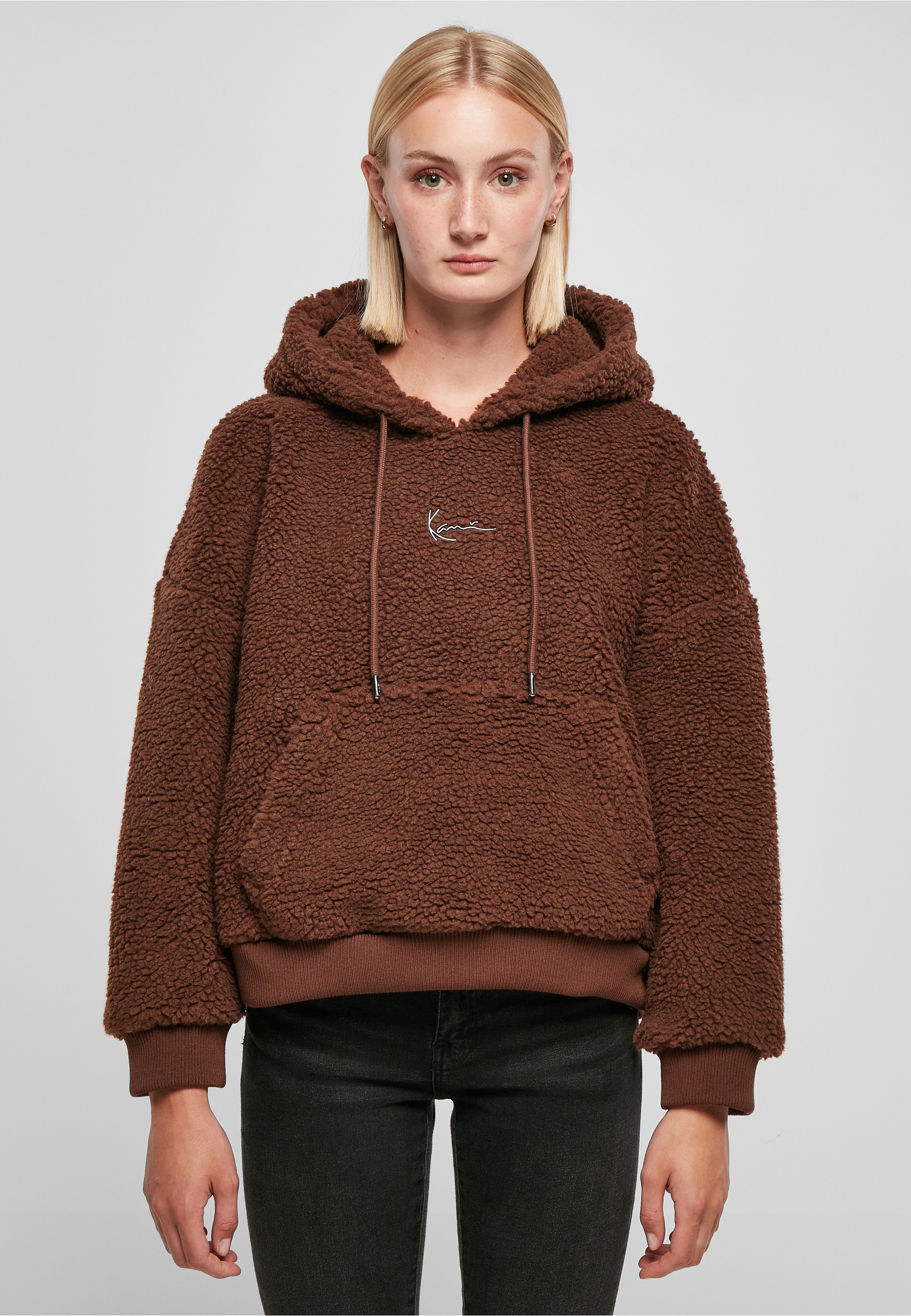 Karl Kani Kapuzensweatshirt »Karl Kani Damen KW223-058-2 Small Signature Teddy OS Hoddie«, 1 Stk.
