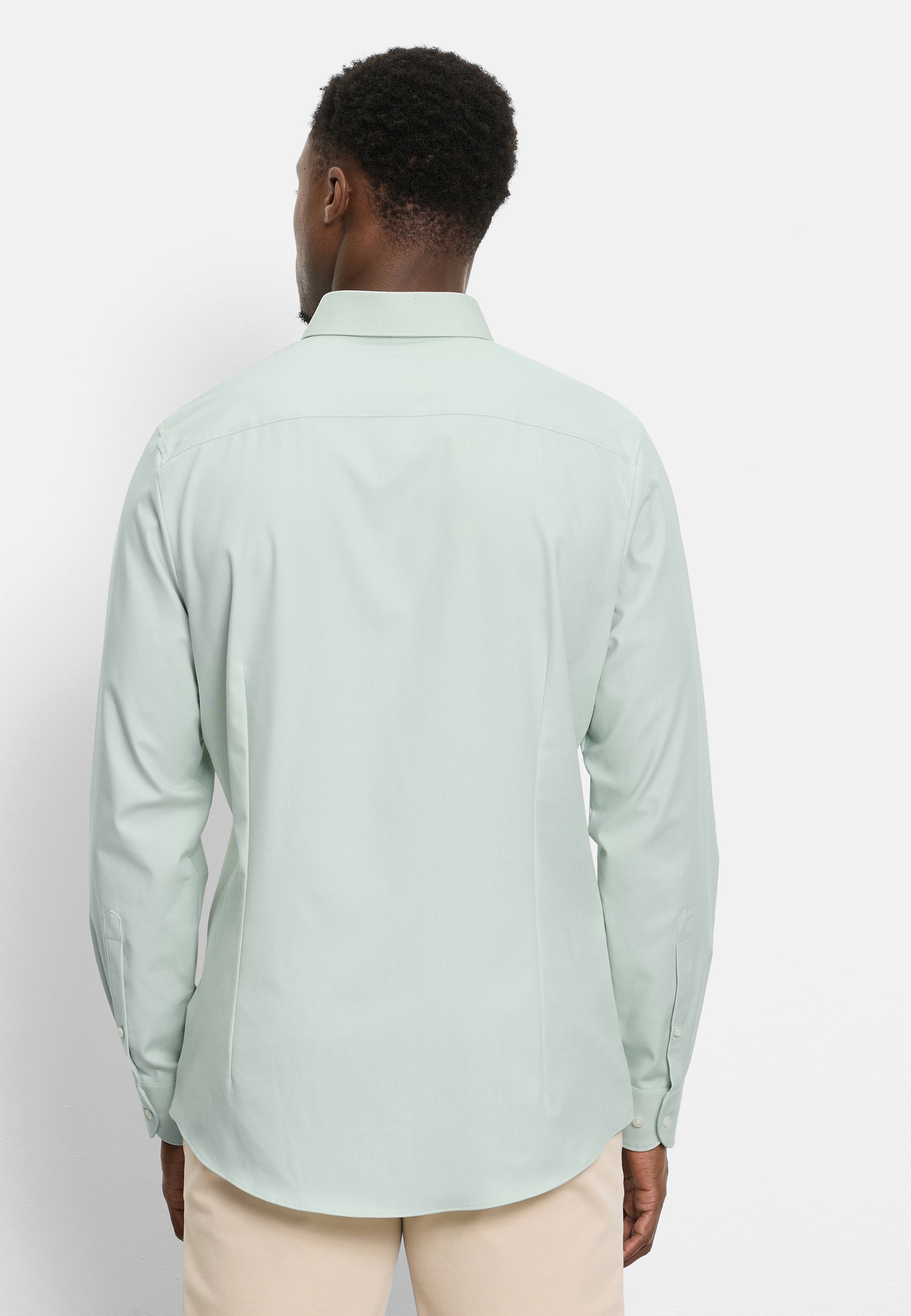 OLYMP Level Five 24/Seven Body Fit Men's Shirt Limone 44 3