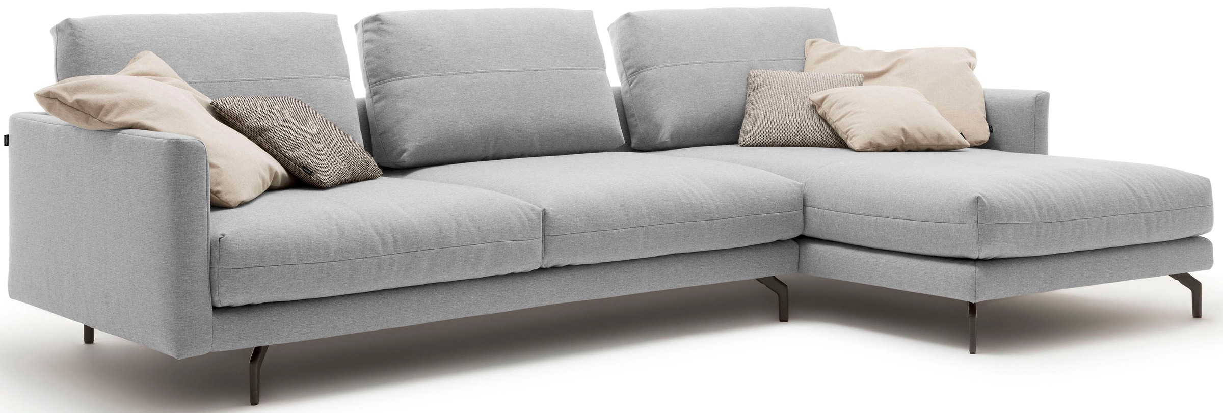 Creation BY ROLF BENZ Ecksofa »CR.414, Designecksofa, Polsterecke, L-Form«, wahlweise aus feinstem Rindsleder oder hochwertigem Chenille