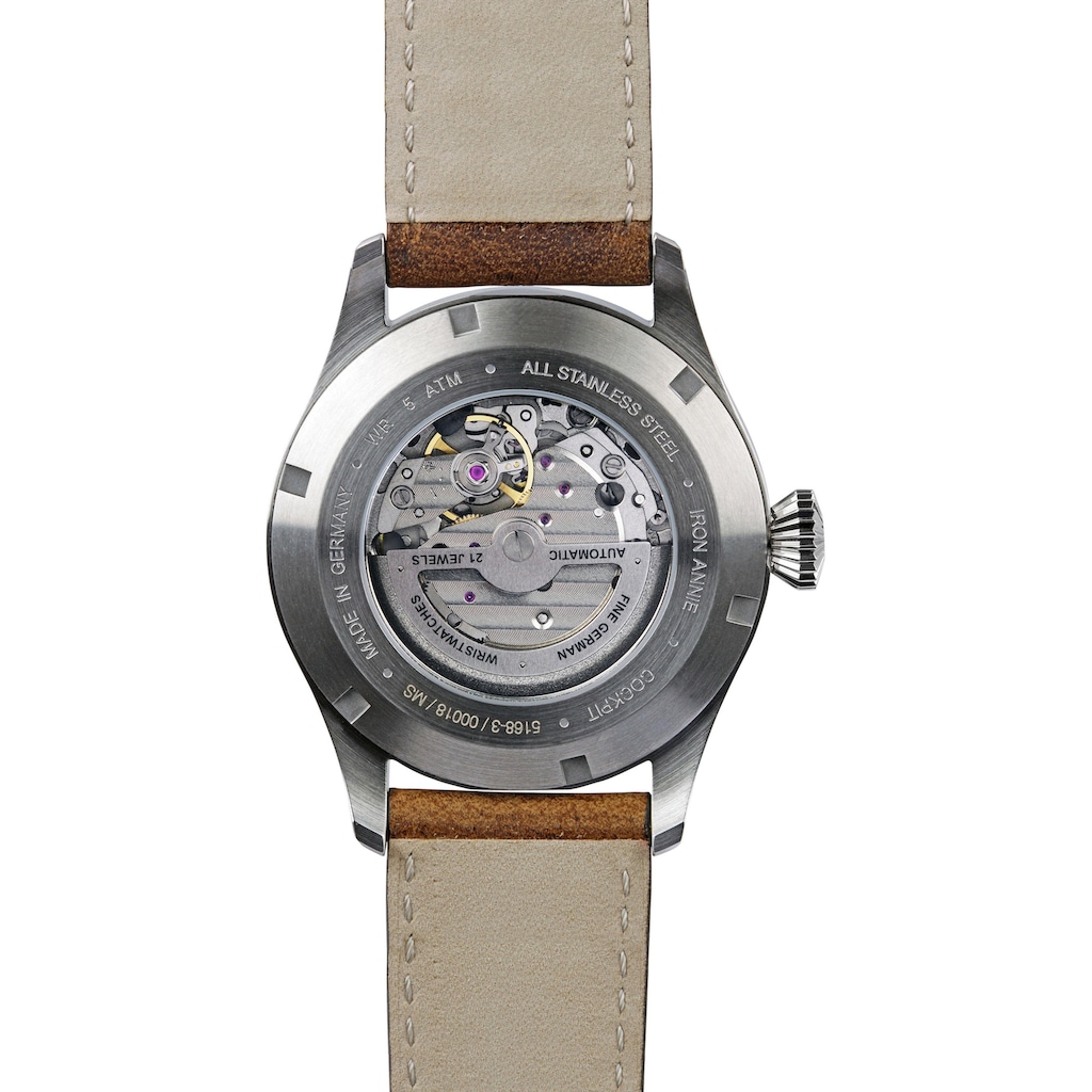 IRON ANNIE Automatikuhr »Flight Control, 24 Std. Anzeige, Superluminova, 5168-3«