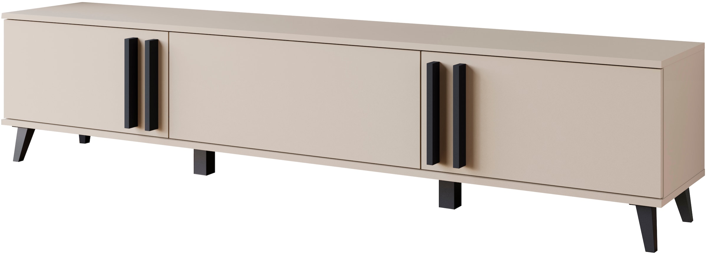 INOSIGN Lowboard »Helsinki, TV-Kommode Breite 180cm«, (1 St.), modernes Design, 3 Klapptüren