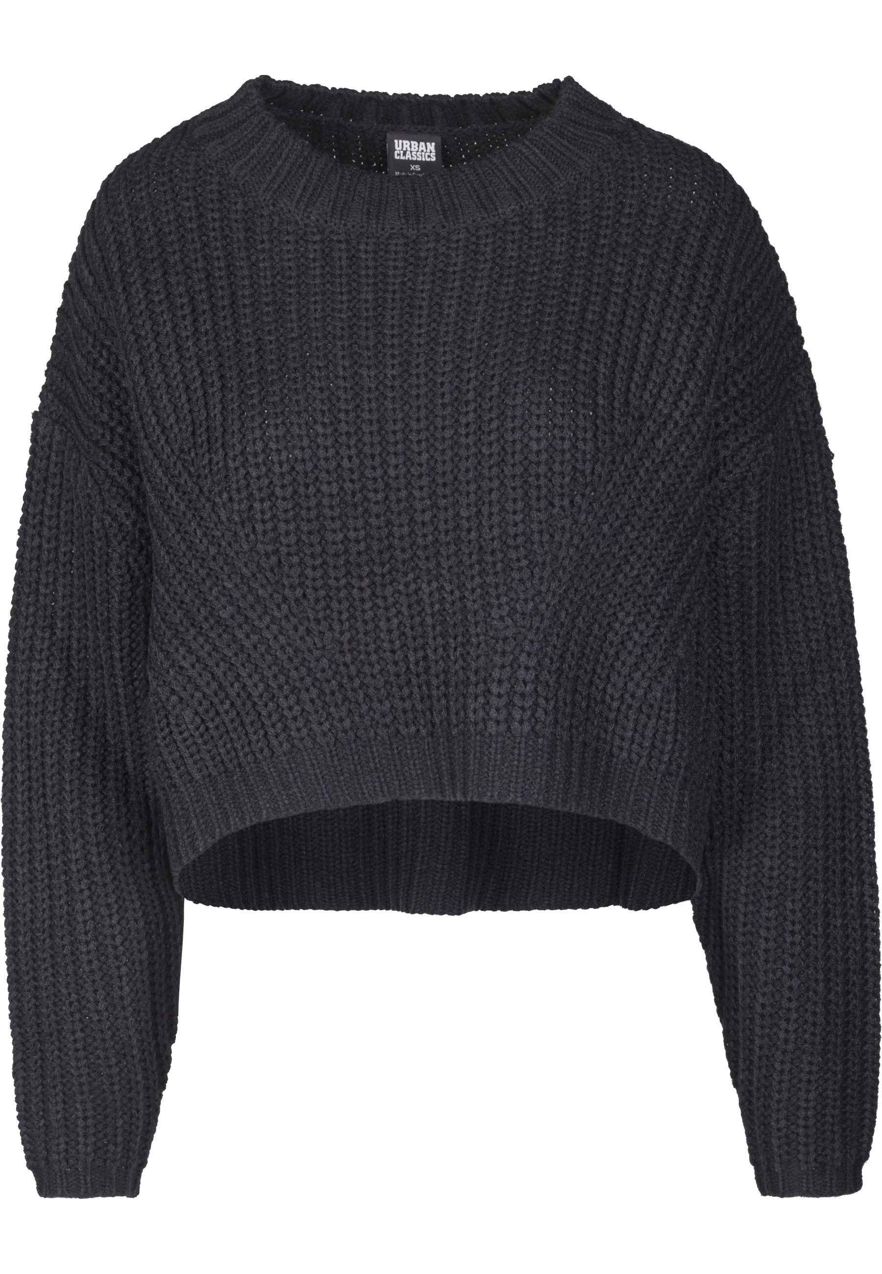 URBAN CLASSICS Rundhalspullover "Urban Classics Damen Ladies Wide Oversize Sweater" 1 Stk.
