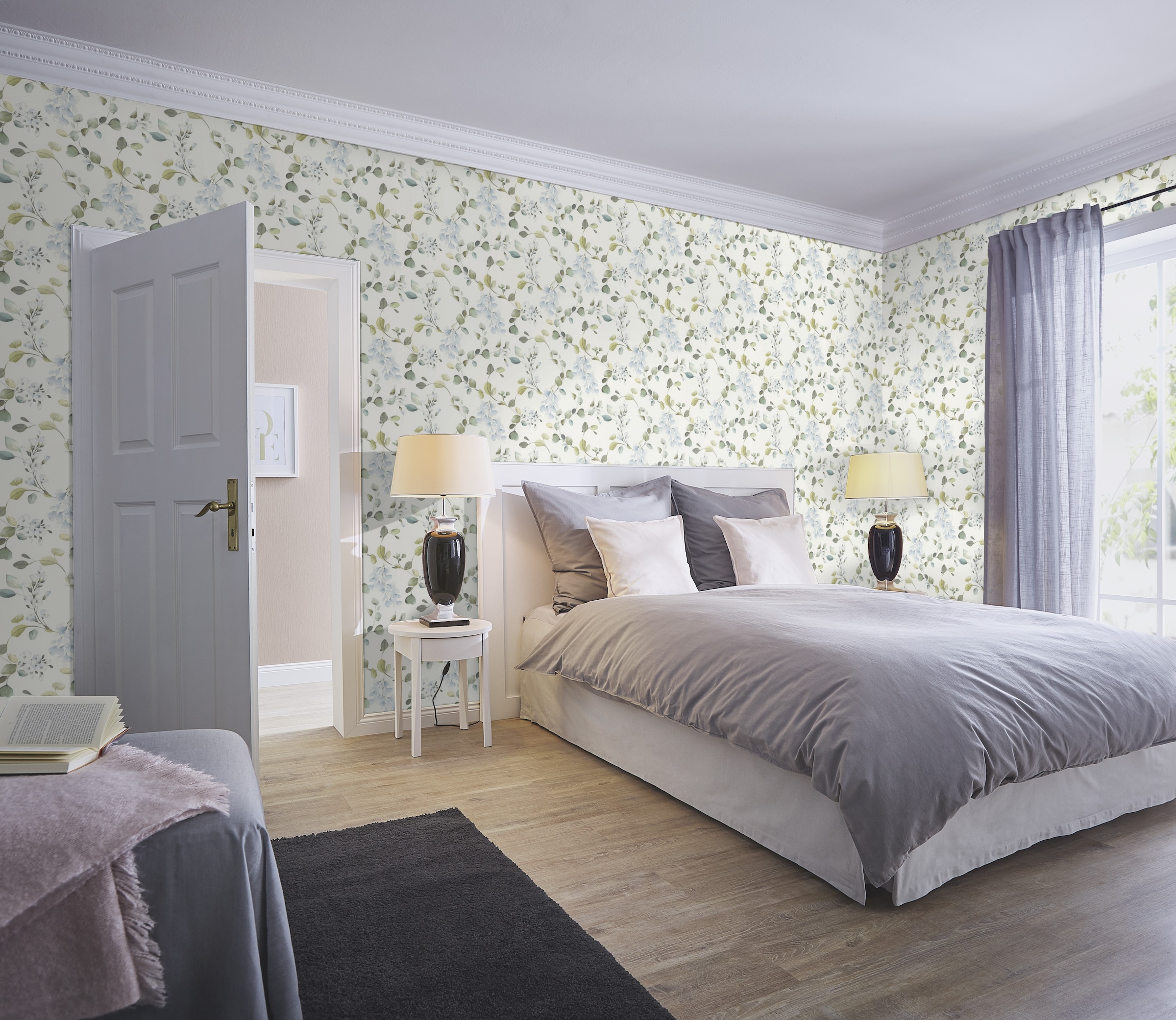 Rasch Papiertapete »mit Blüten«, Motiv, Blumen
