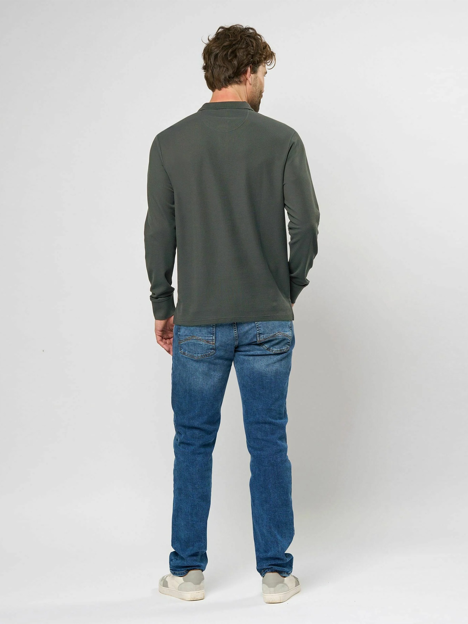 MCS Langarmhemd »MCS Polo long sleeve Rockwall«