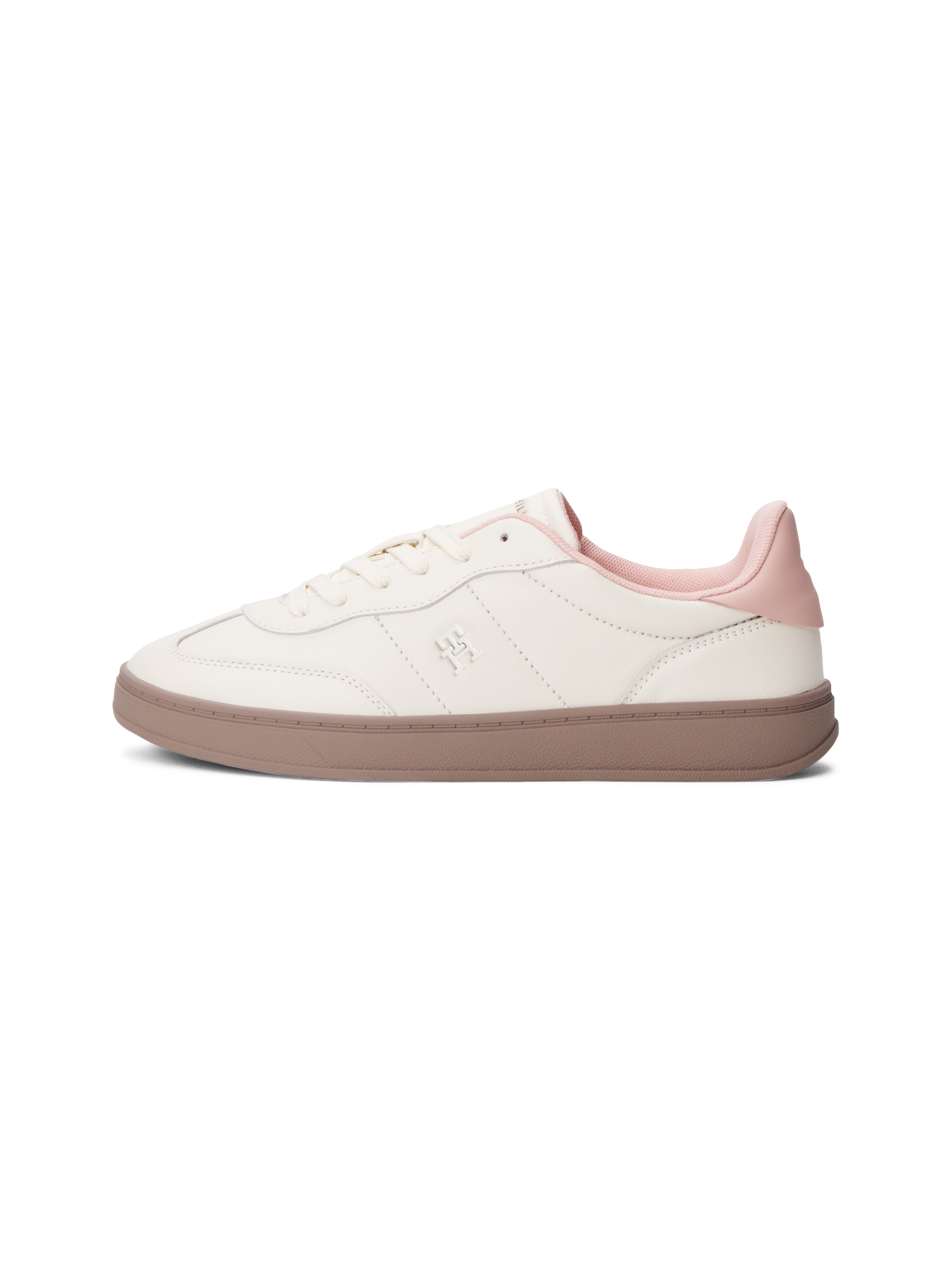 Tommy Hilfiger Plateausneaker »TH PREMIUM HERITAGE SNEAKER«, Freizeitschuh, Halbschuh, Schnürer mit Kontrastbesatz an der Ferse
