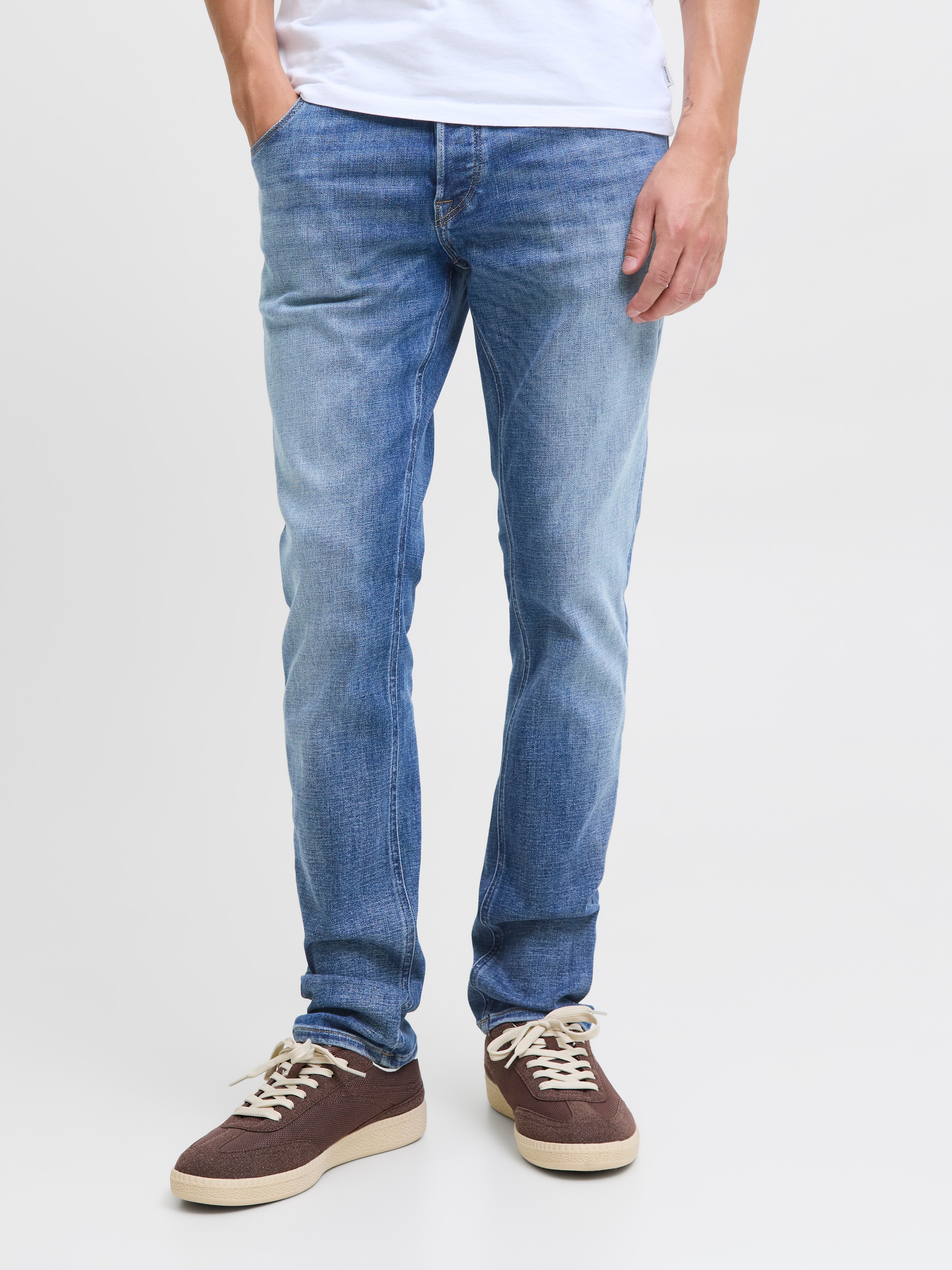 Jack & Jones Slim-fit-Jeans "JJIGLENN JJCOLE AM 48X 50SPS" günstig online kaufen