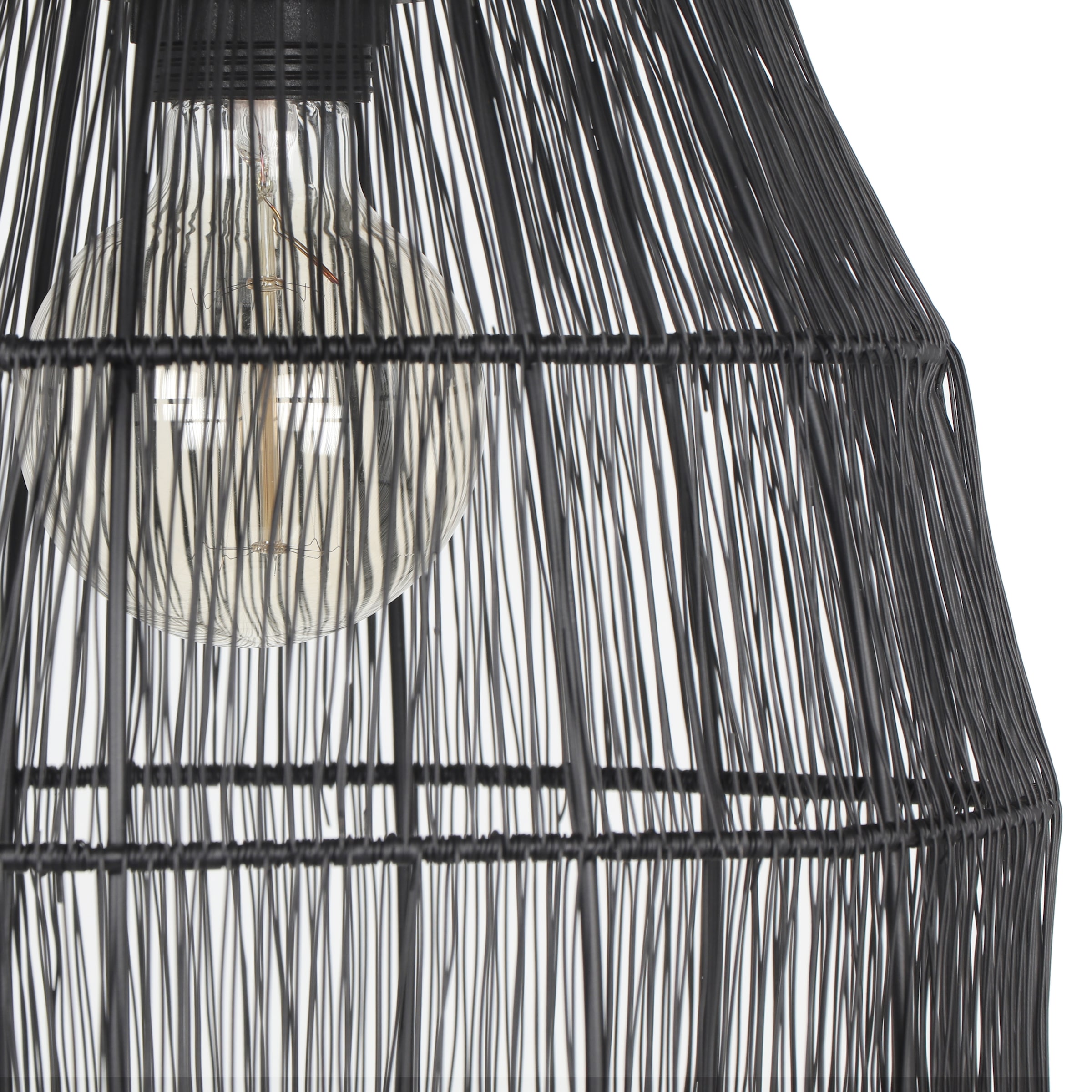 TRIO Leuchten Pendelleuchte »SORAYA, 1-flammige Hängelampe mit Drahtgeflecht Lampenschirm« E27 1 Stk. warmweiß - kaltweiß exkl 1xE27 max 10W Höhe bis 150 cm einstellbar Hängeleuchte Wohnzimmer