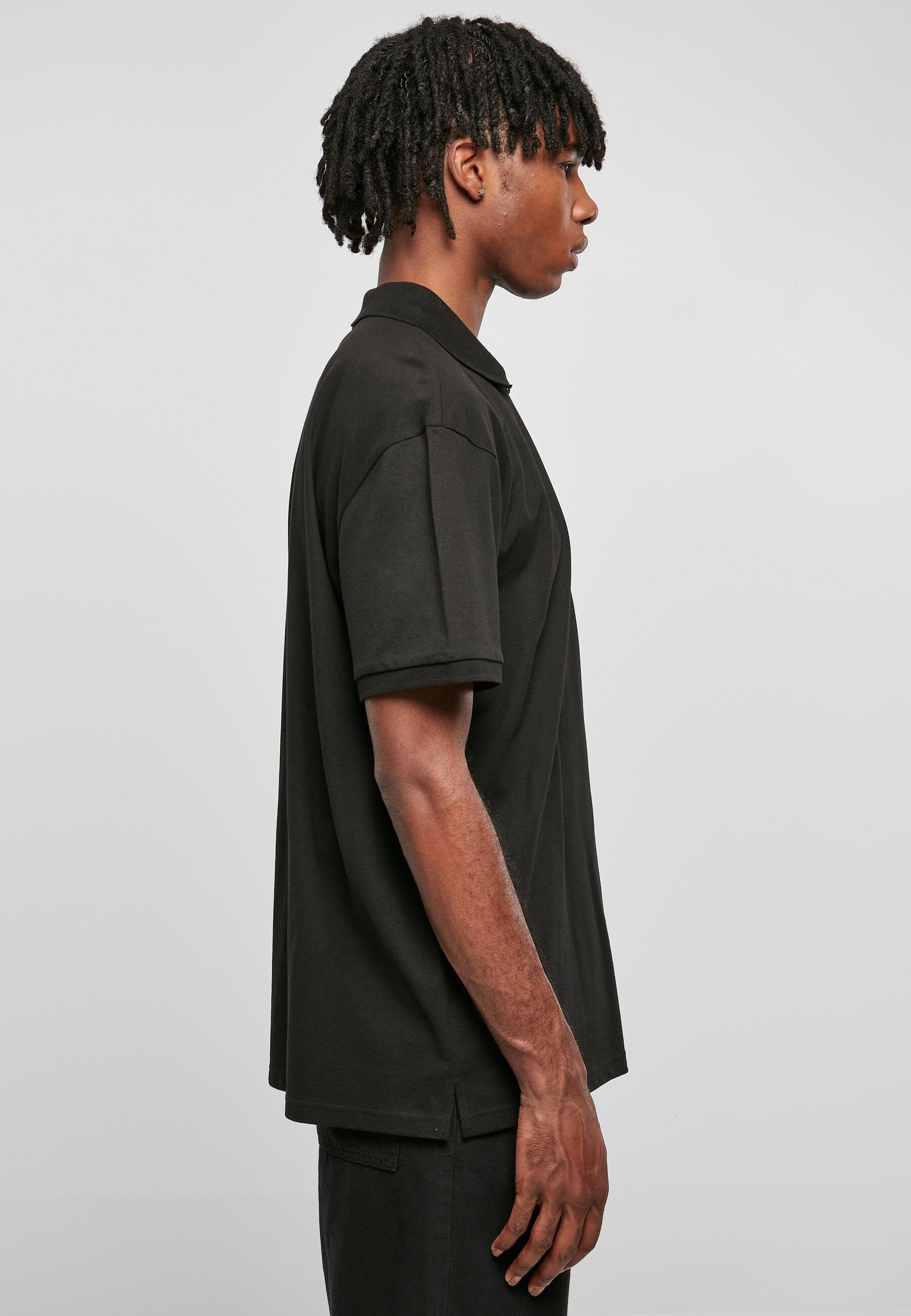 URBAN CLASSICS Poloshirt »Urban Classics Herren Oversized Zip Polo«, (1 tlg.)