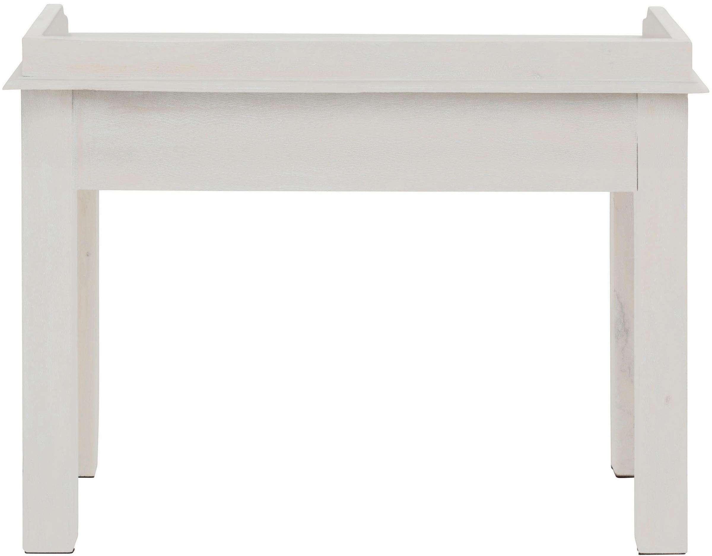 Home affaire Schreibtisch »Lavin«, Mangoholz, mit dekorativen Schnitzereien, Handgefertigt, Breite 111 cm