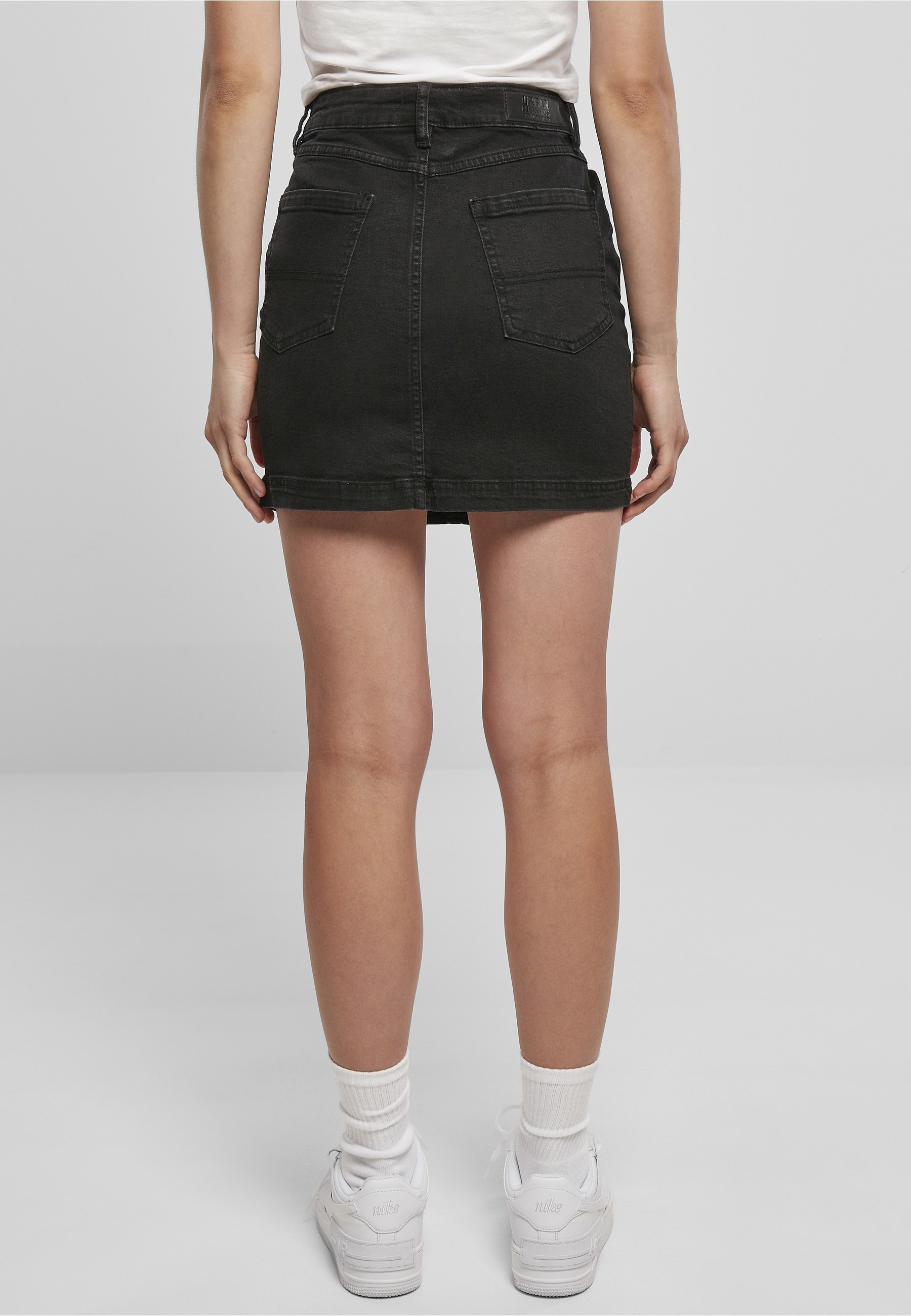 URBAN CLASSICS Maxirock »Urban Classics Ladies Organic Stretch Denim Mini Skirt« 1